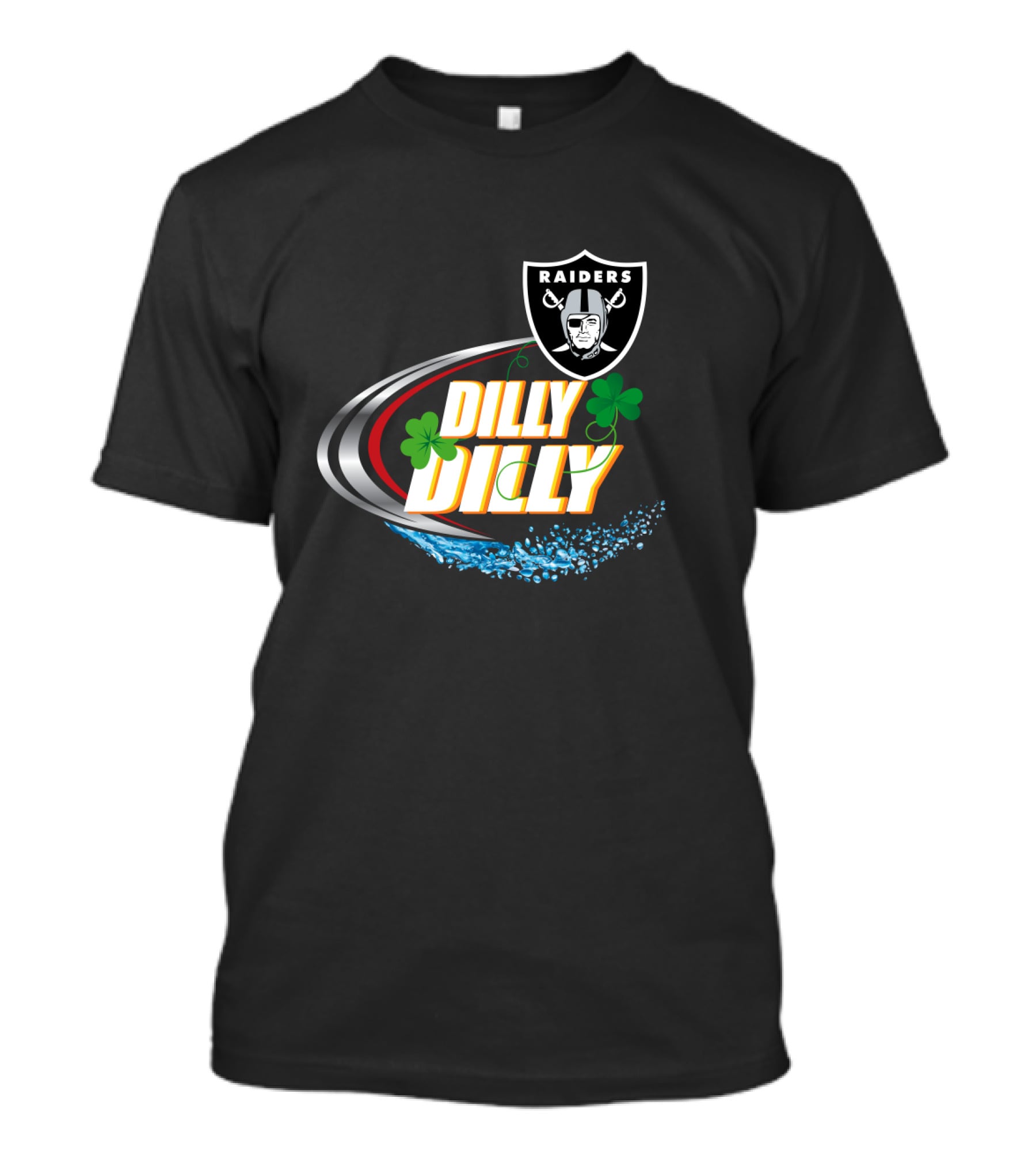 Dilly Dilly Raiders Clover And Splash Theme T-Shirt
