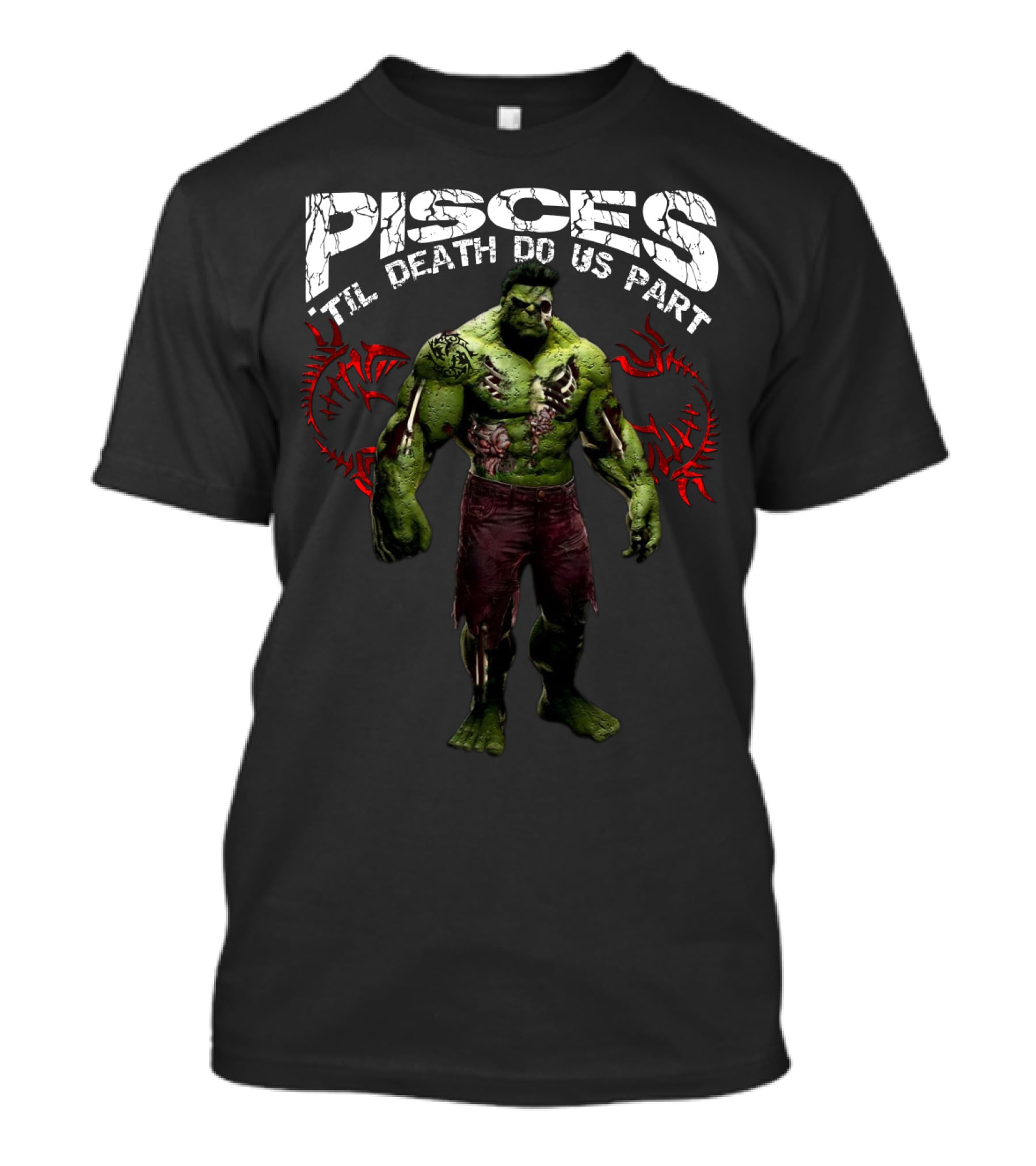 Hulk Pisces 'Til Death Do Us Part Marvel Fans Favorite T-Shirt