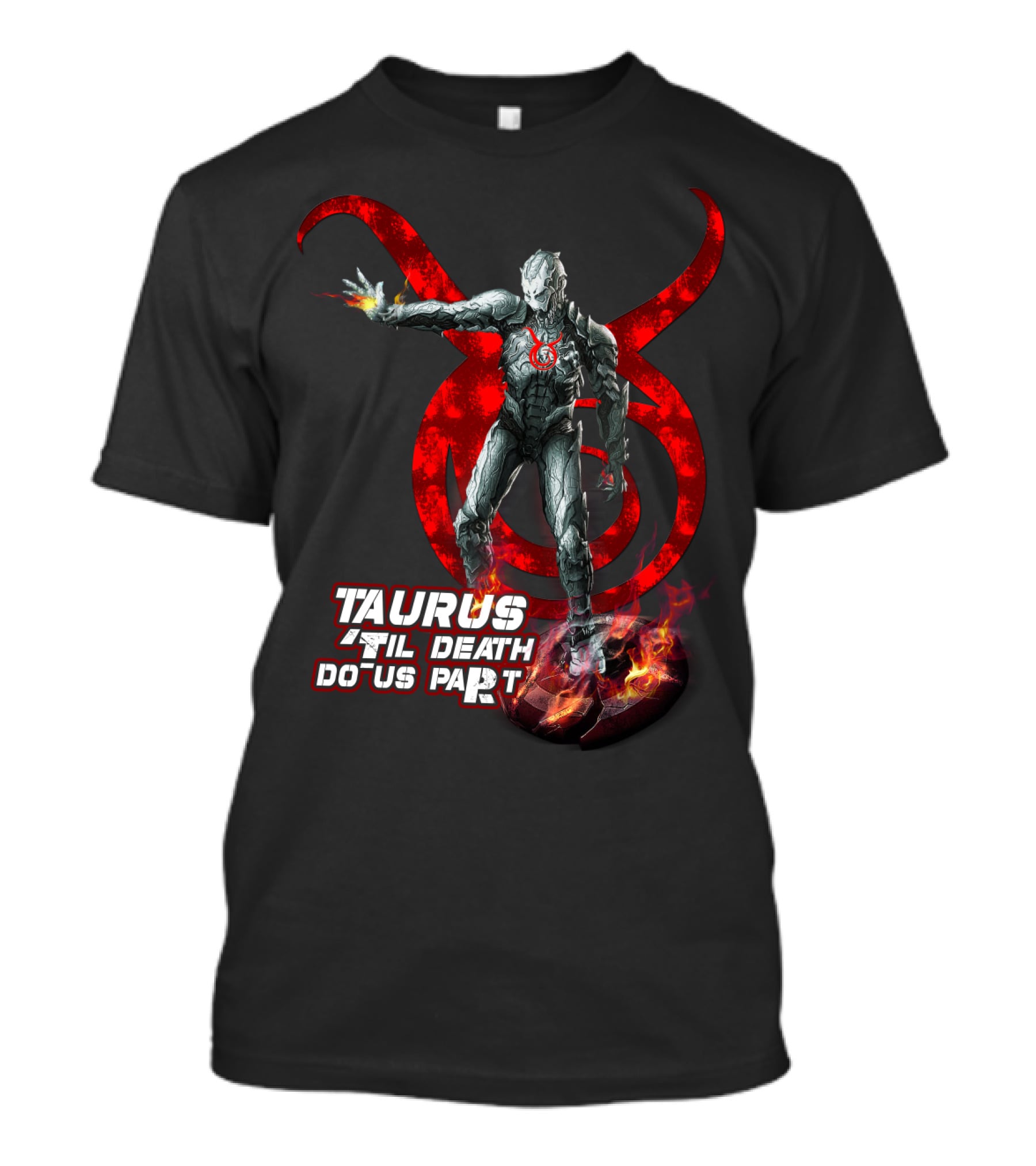Taurus Until Death Do Us Part Red Symbol Iconic Character Marvel Fans T-Shirt