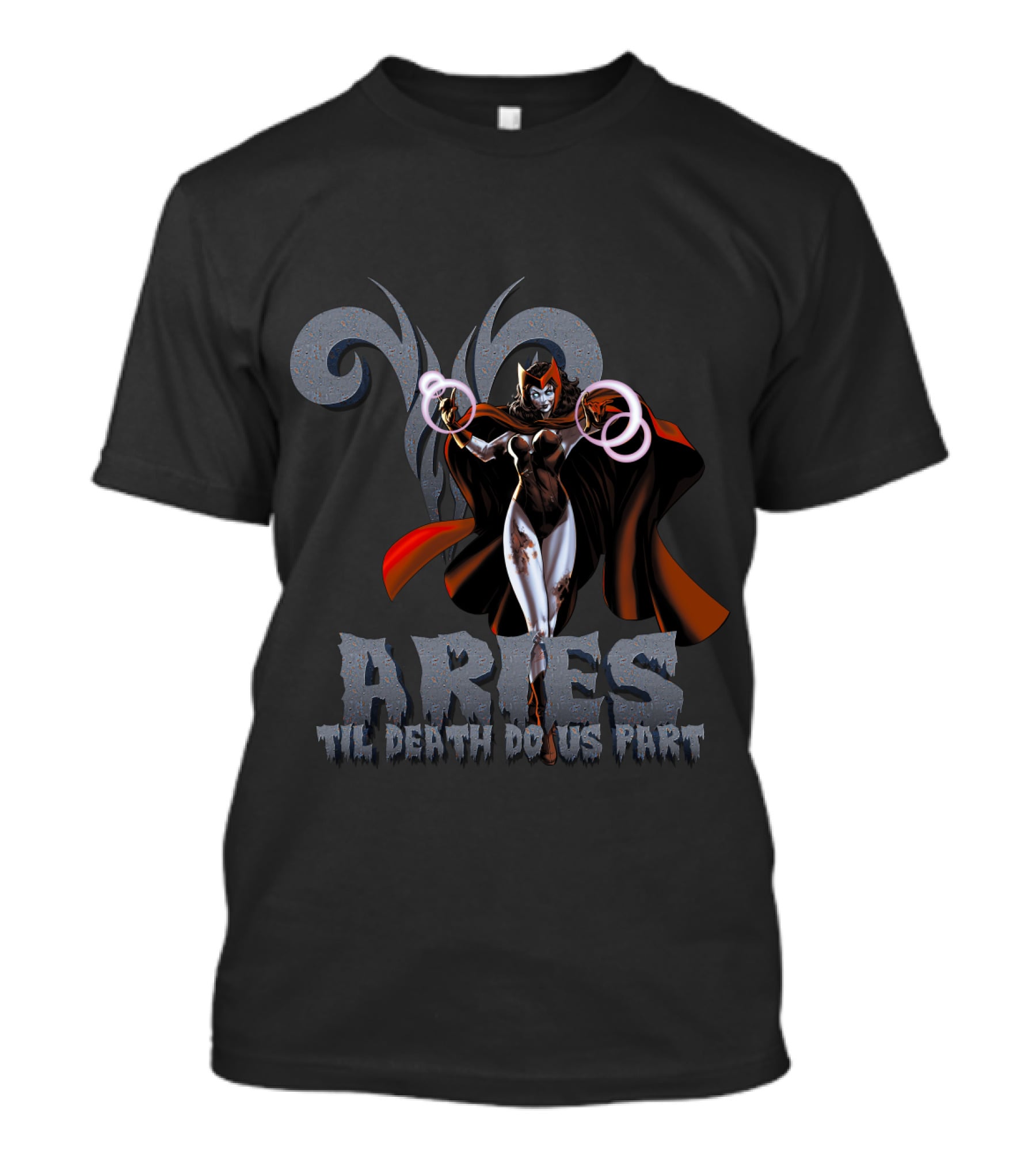 Scarlet Witch Aries Til Death Do Us Part Marvel Fans T-Shirt