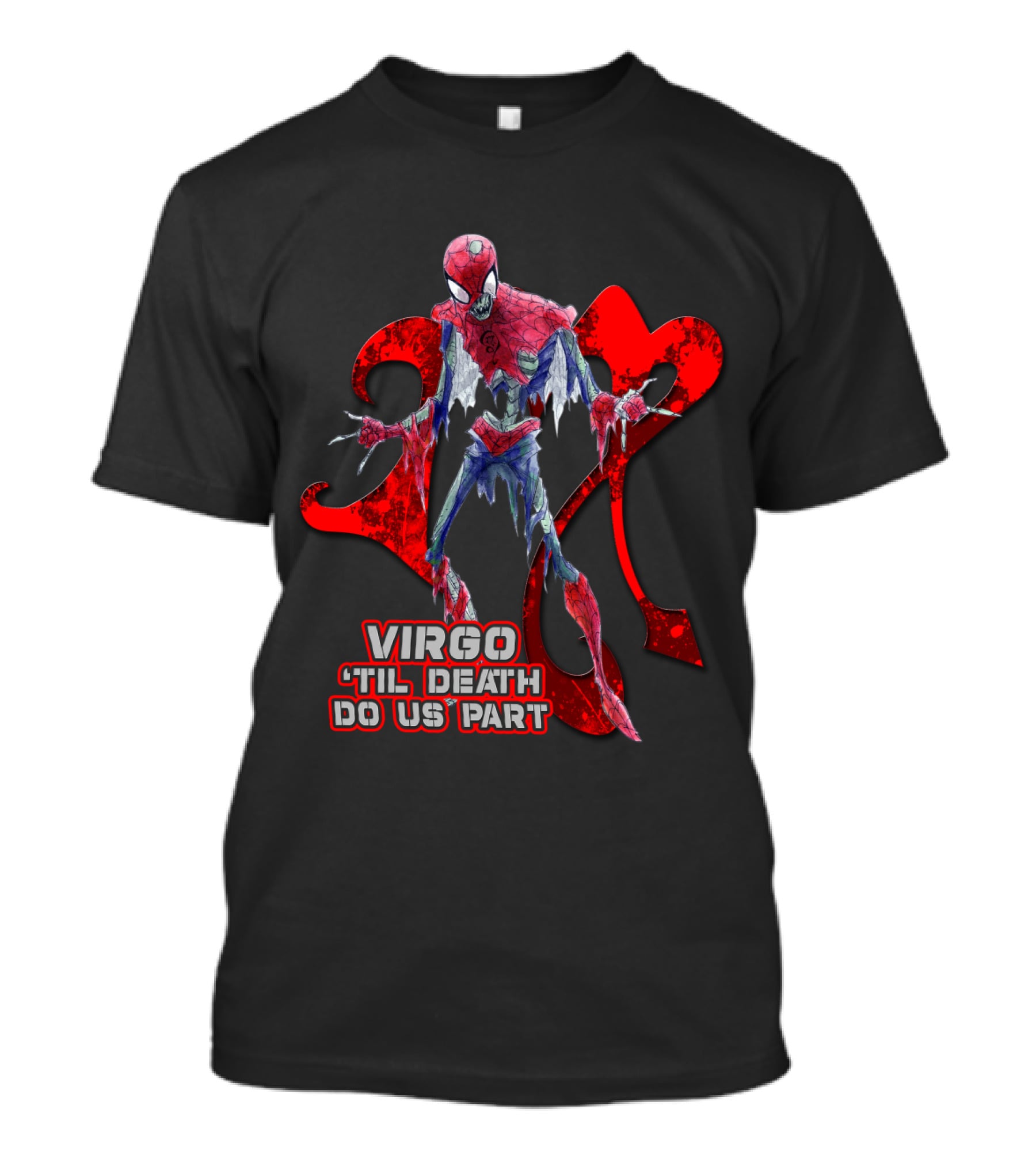 Virgo 'Til Death Do Us Part Marvel Spider Fans T-Shirt