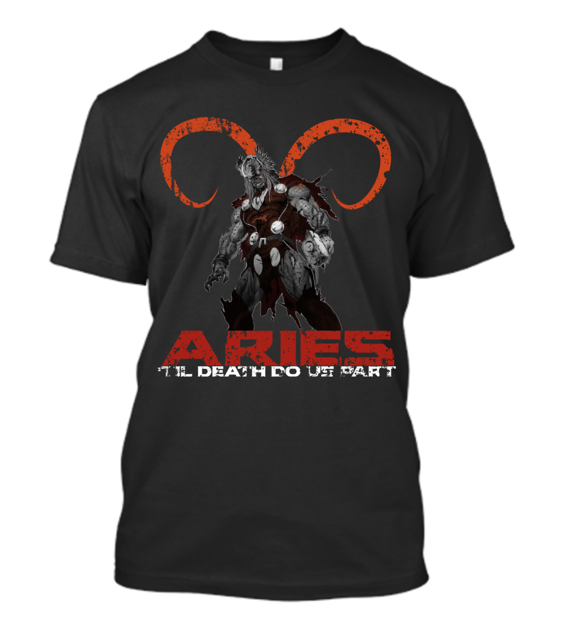 Aries 'Til Death Do Us Part Thor Zombie Marvel T-Shirt