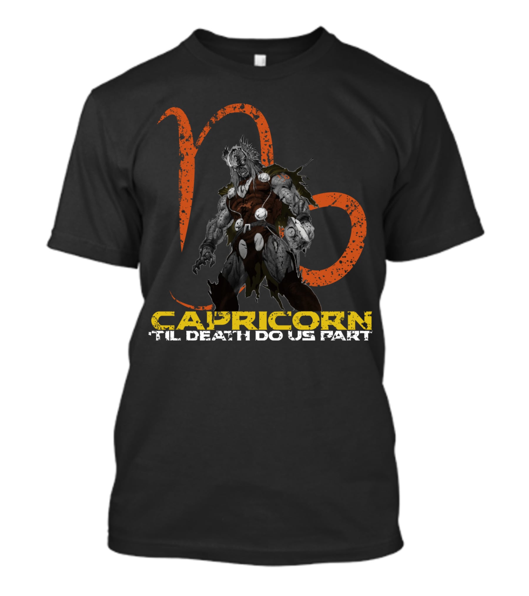 Marvel Zombie Thor Capricorn 'Til Death Do Us Part T-Shirt
