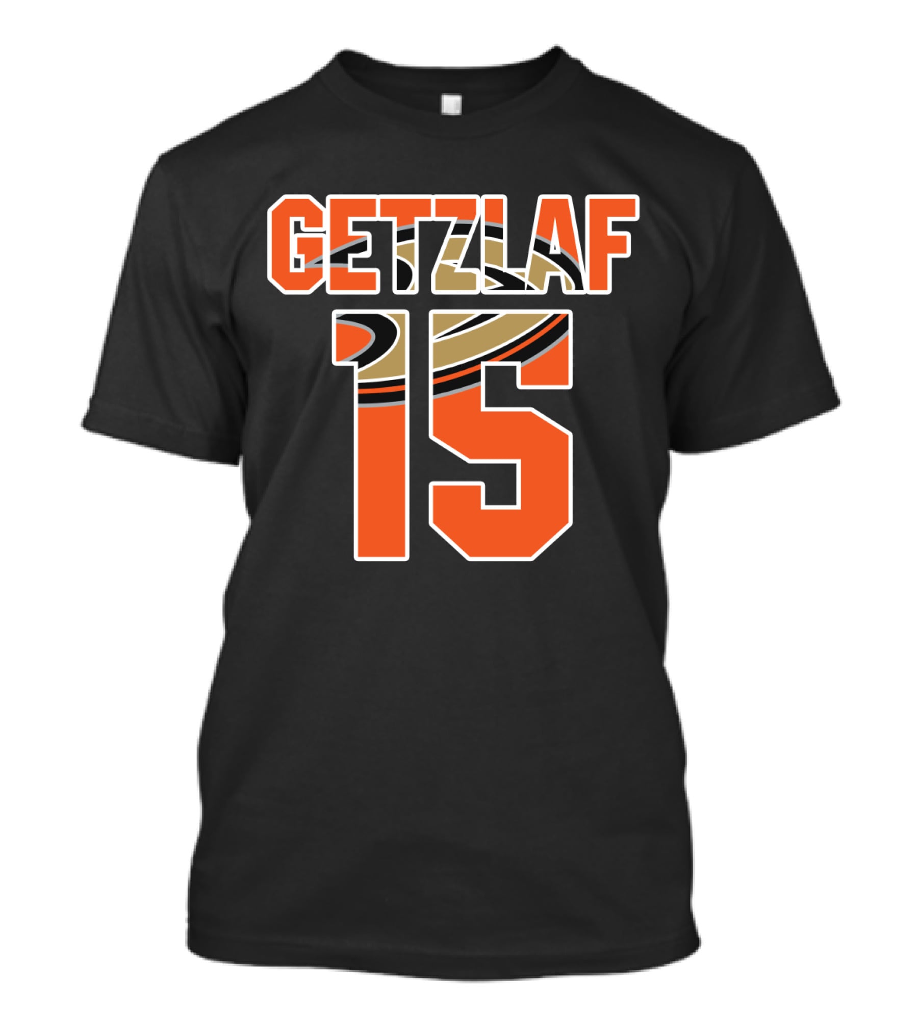 Anaheim Ducks Ryan Getzlaf Number 15 NHL T-Shirt