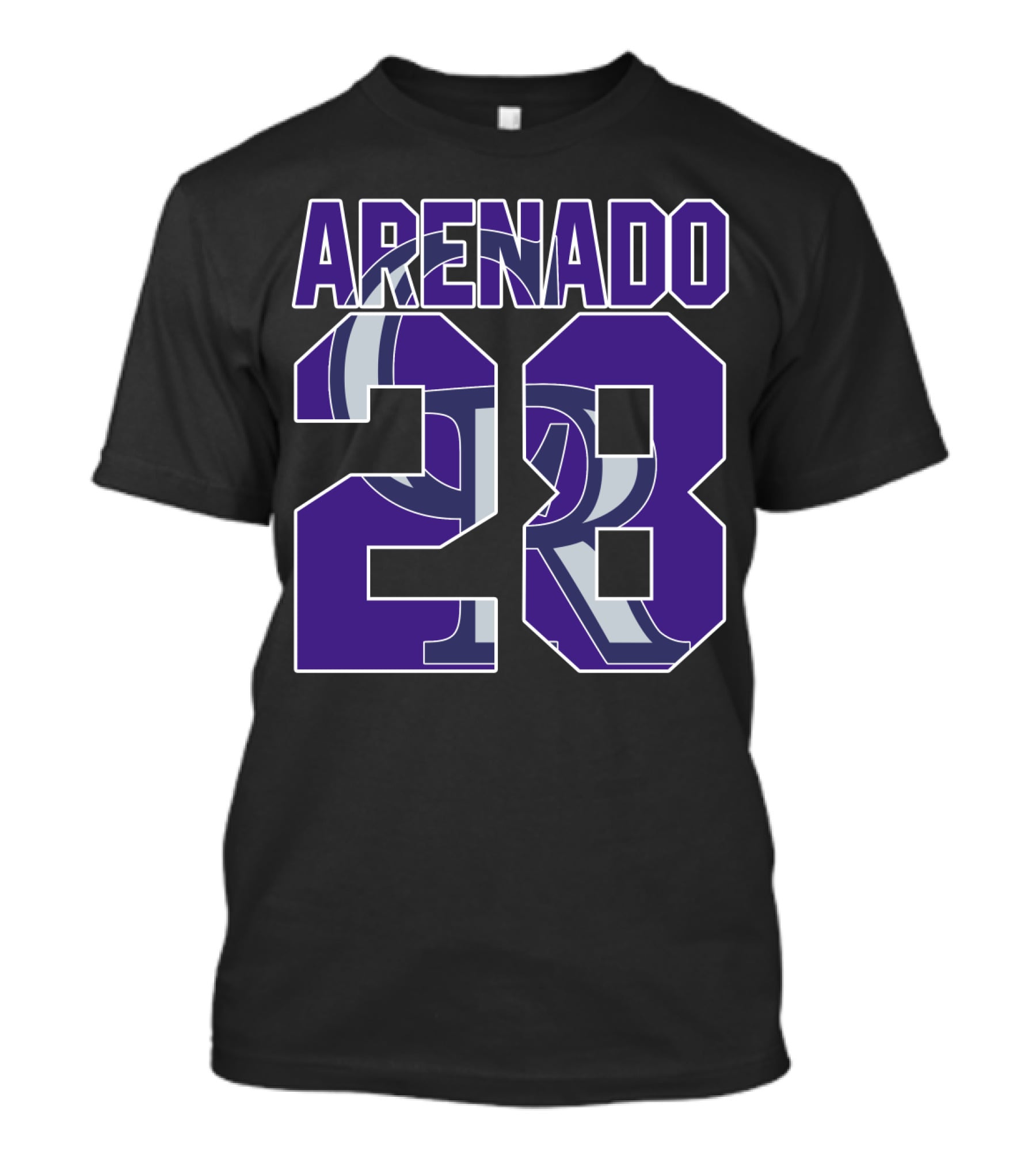 Arenado 28 Colorado Rockies Iconic Baseball Jersey Number T-Shirt