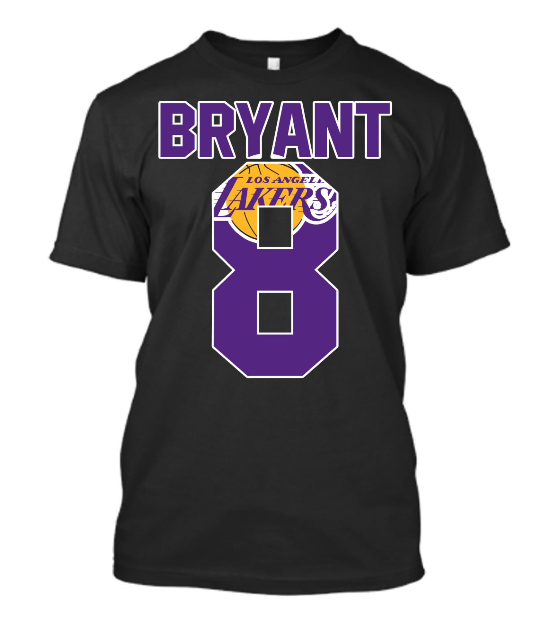 Bryant 8 Los Angeles Lakers Basketball T-Shirt