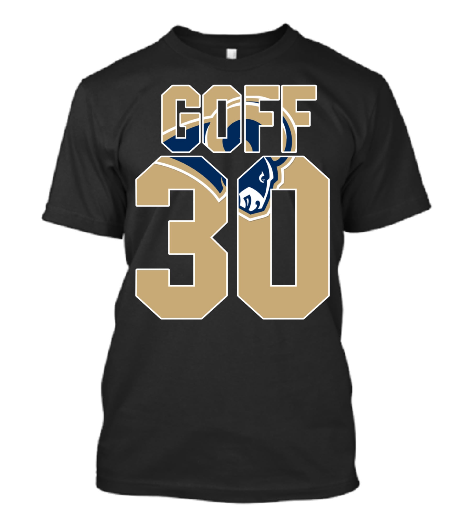 Goff 30 Los Angeles Rams Jersey With Team T-Shirt