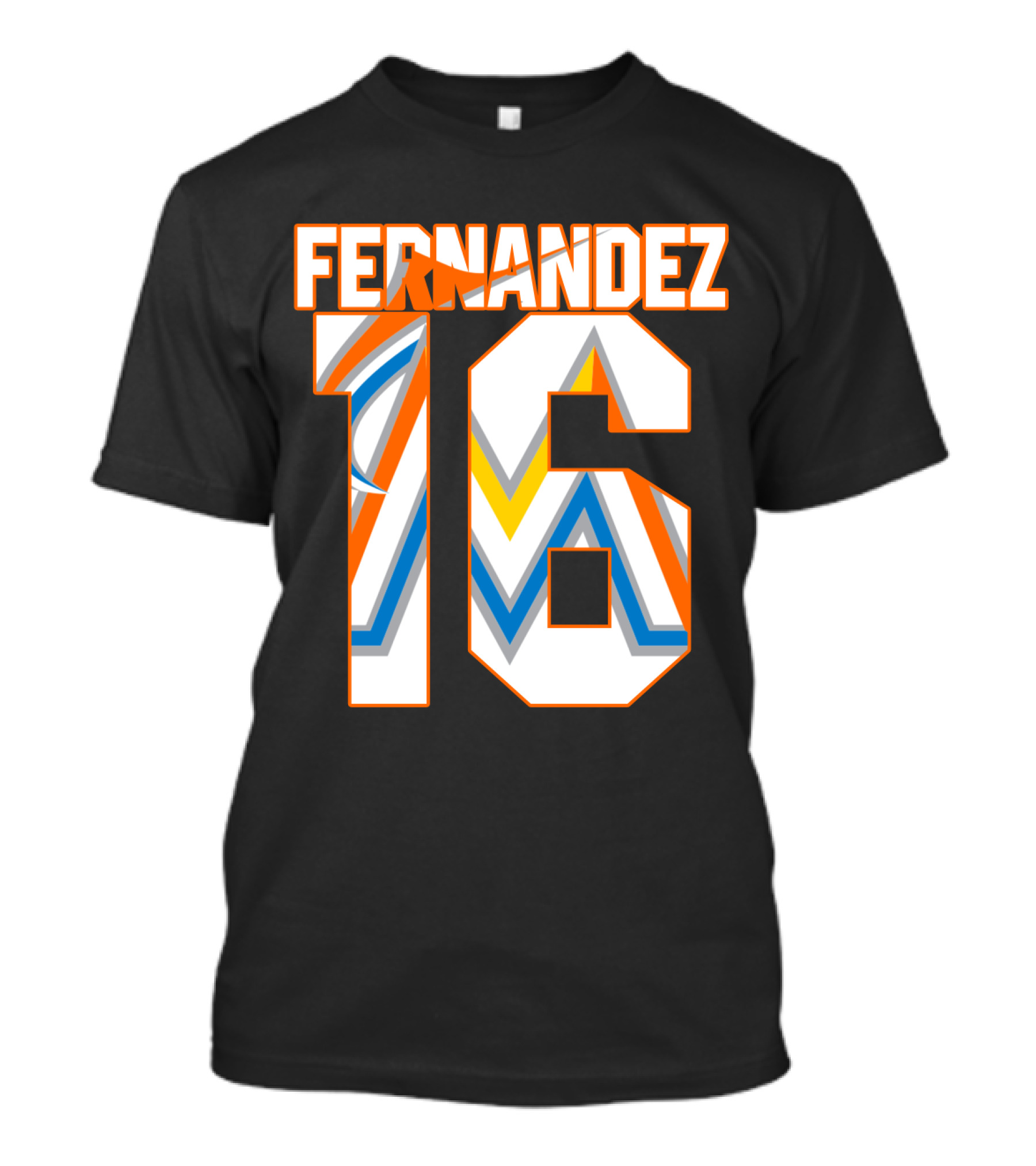 Fernandez 16 Miami Marlins T-Shirt