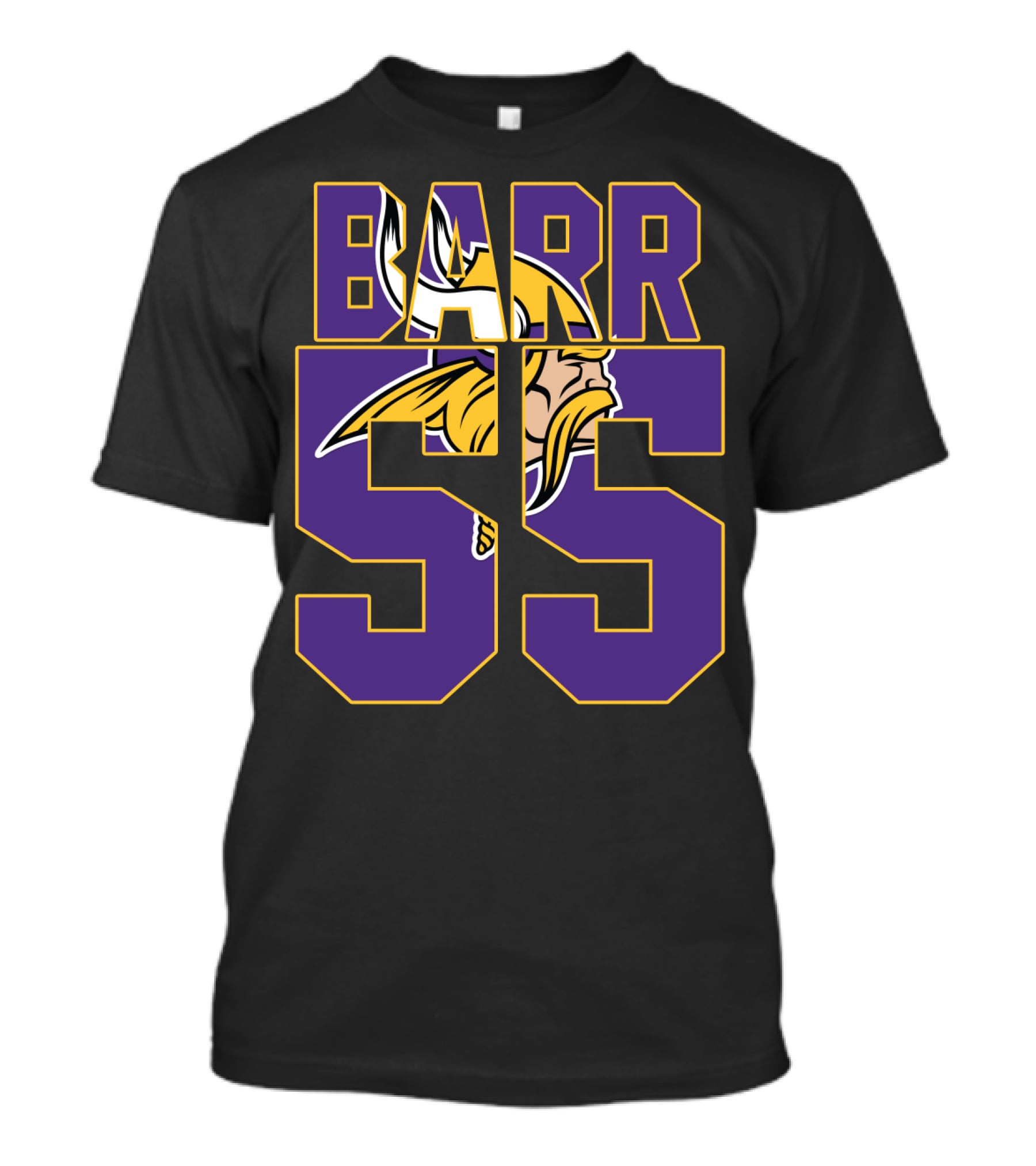 Minnesota Vikings Anthony Barr 55 Jersey With Viking T-Shirt
