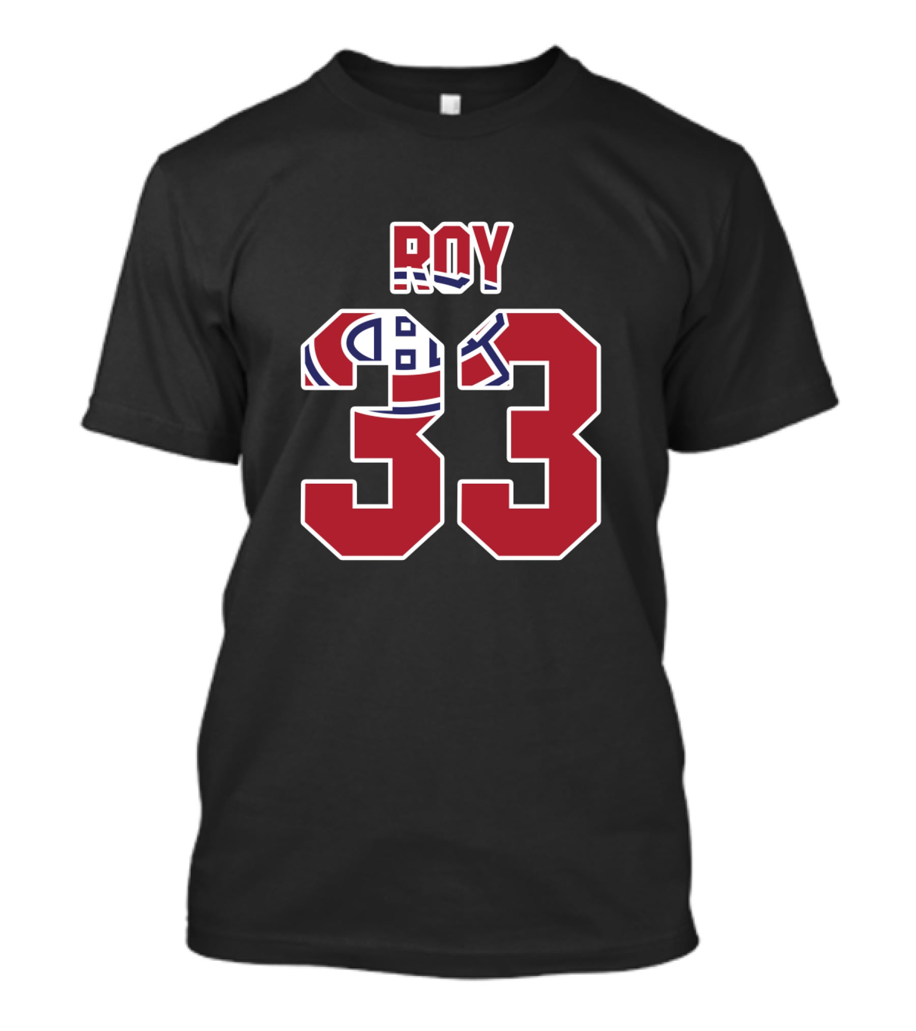 Montreal Canadiens Roy 33 NHL Hockey Fans T-Shirt