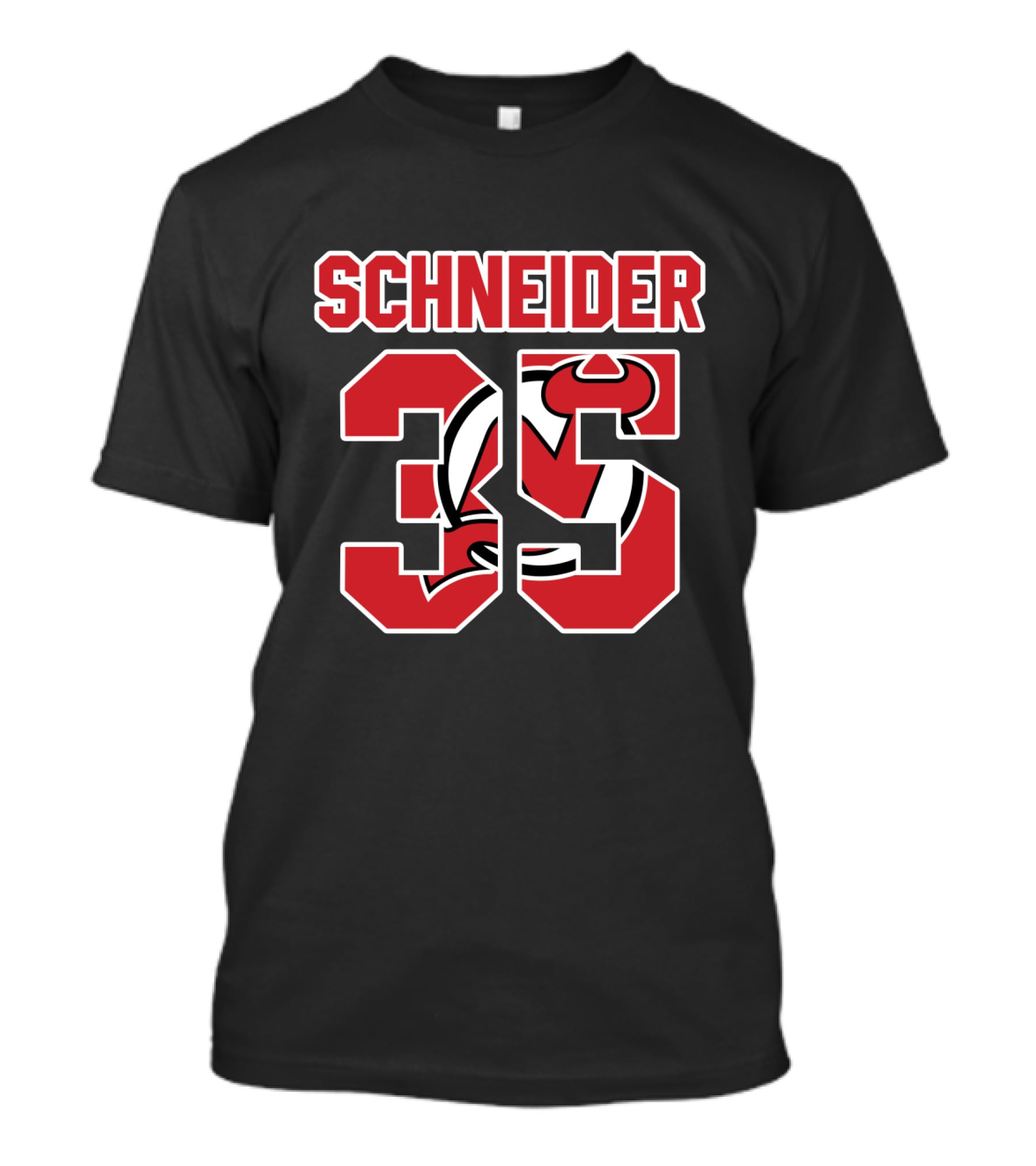 New Jersey Devils Cory Schneider 35 NHL Hockey T-Shirt
