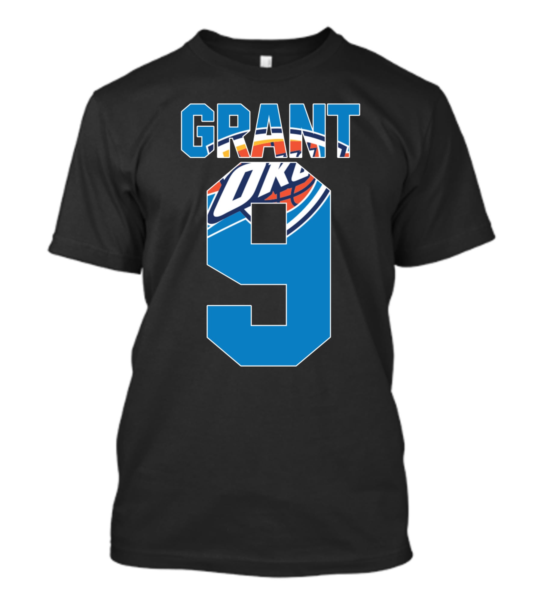 Oklahoma City Thunder Jerami Grant 9 Nba T-Shirt