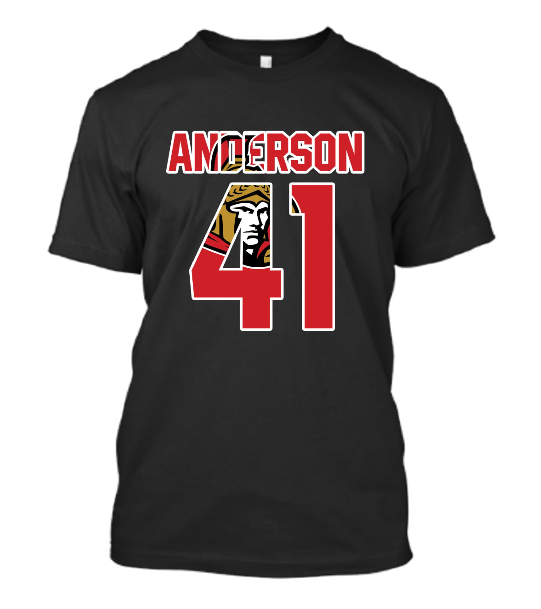 Ottawa Senators Craig Anderson 41 NHL Hockey T-Shirt