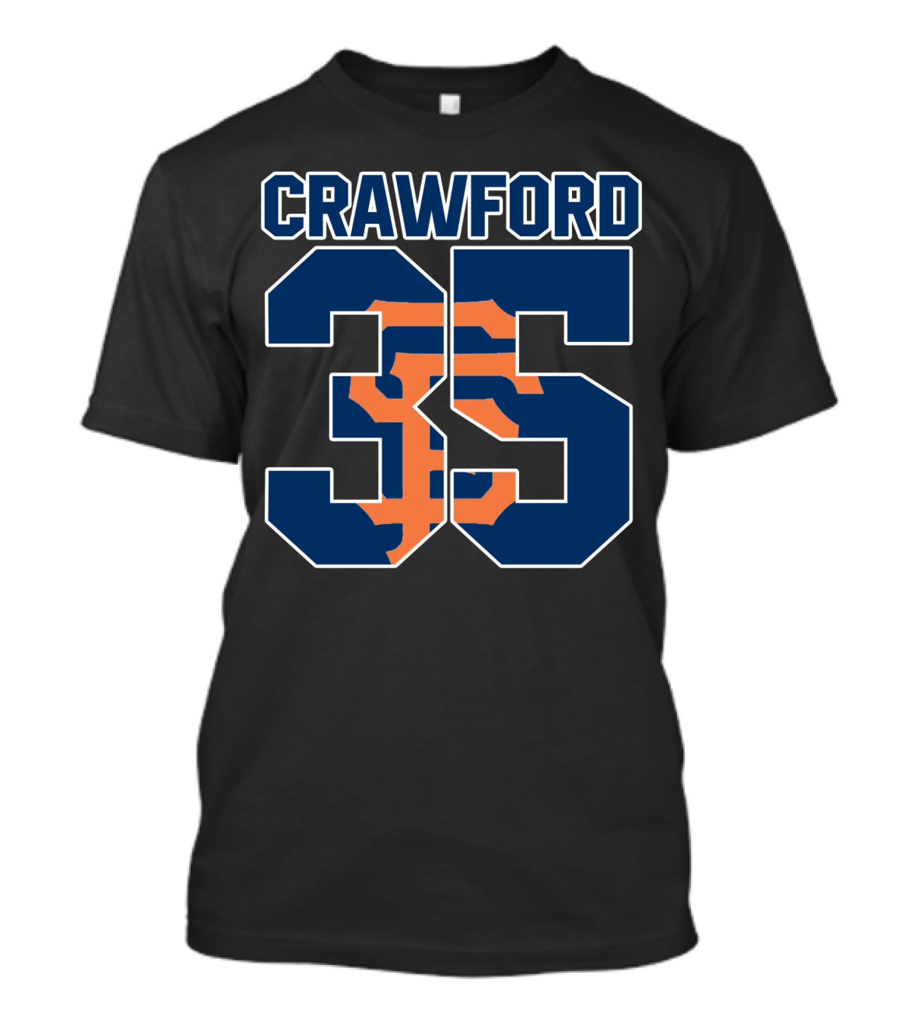 San Francisco Giants Brandon Crawford 35 T-Shirt