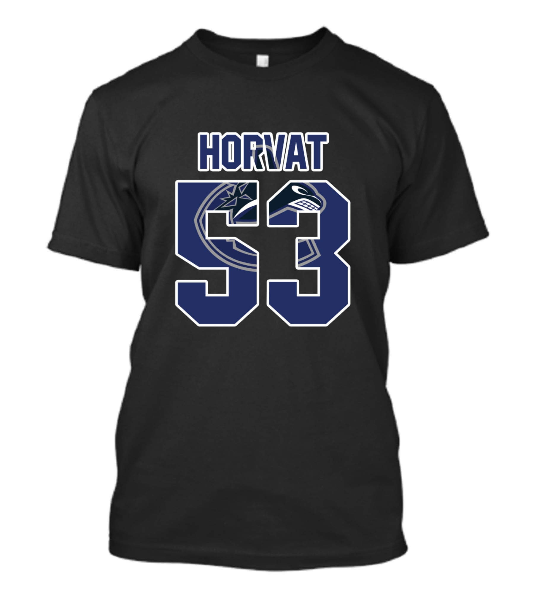 Vancouver Canucks Bo Horvat 53 NHL Hockey T-Shirt