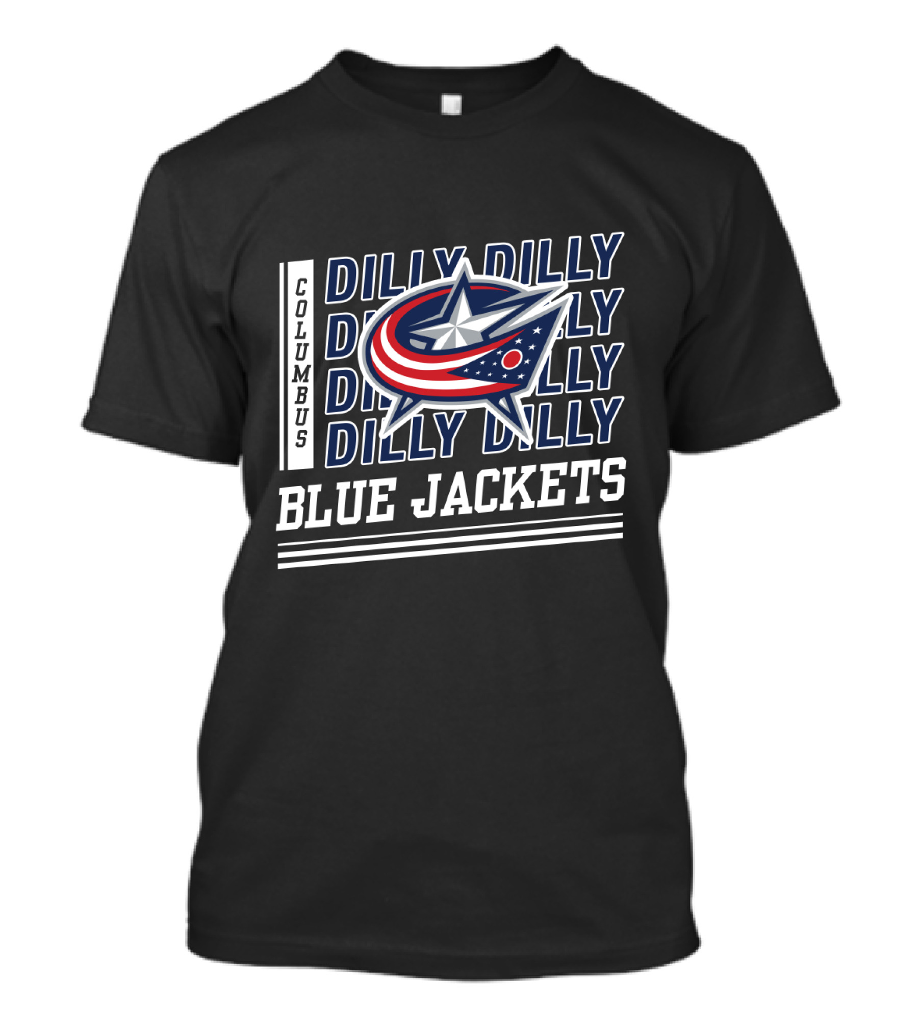 Columbus Blue Jackets Dilly Dilly Emblem And T-Shirt