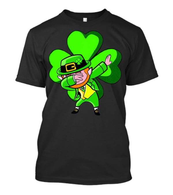 Leprechaun Dab Dance Shamrock St Patrick's Day Luck Ireland T-Shirt