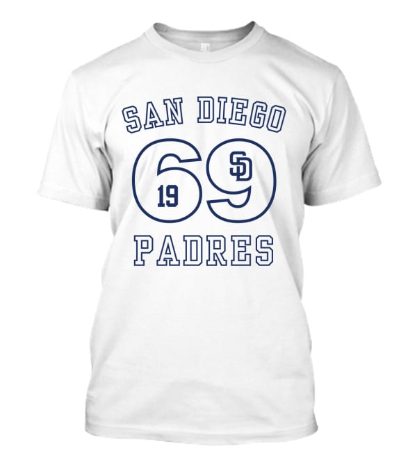 San Diego Padres 1969 SD Logo ESTABLISHED 1969 Baseball Team T-Shirt