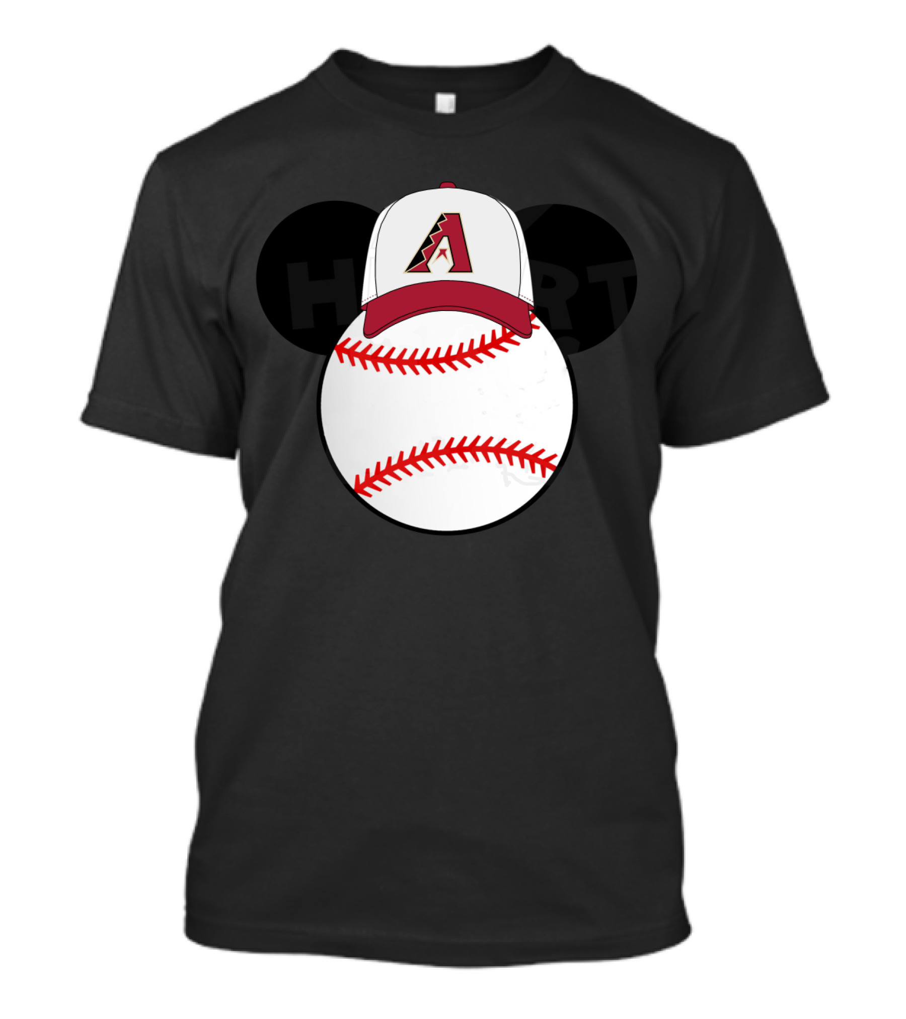 Arizona Diamondbacks Mickey Baseball Hat T-Shirt