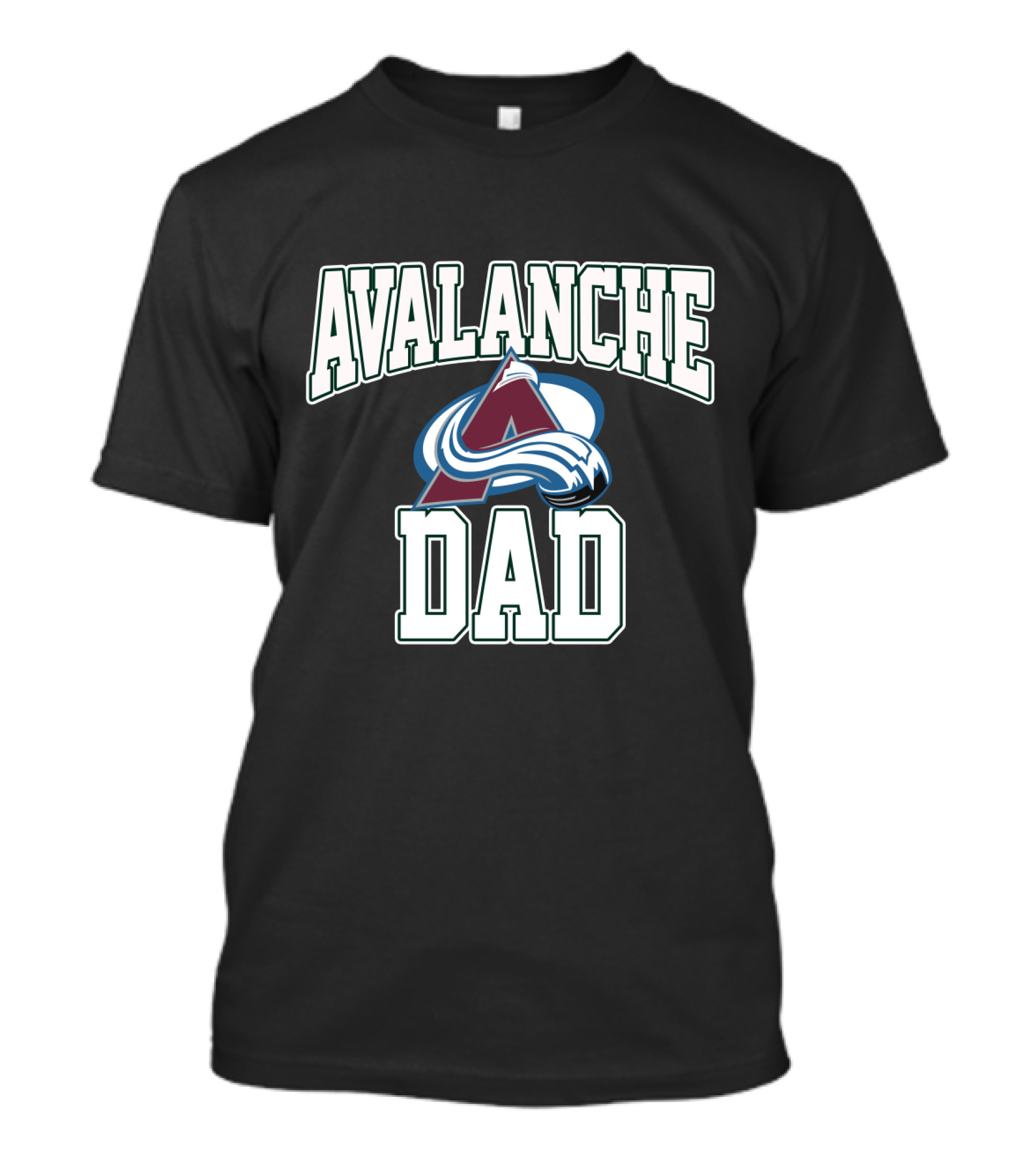 Avalanche Dad Colorado Hockey Enthusiast T-Shirt