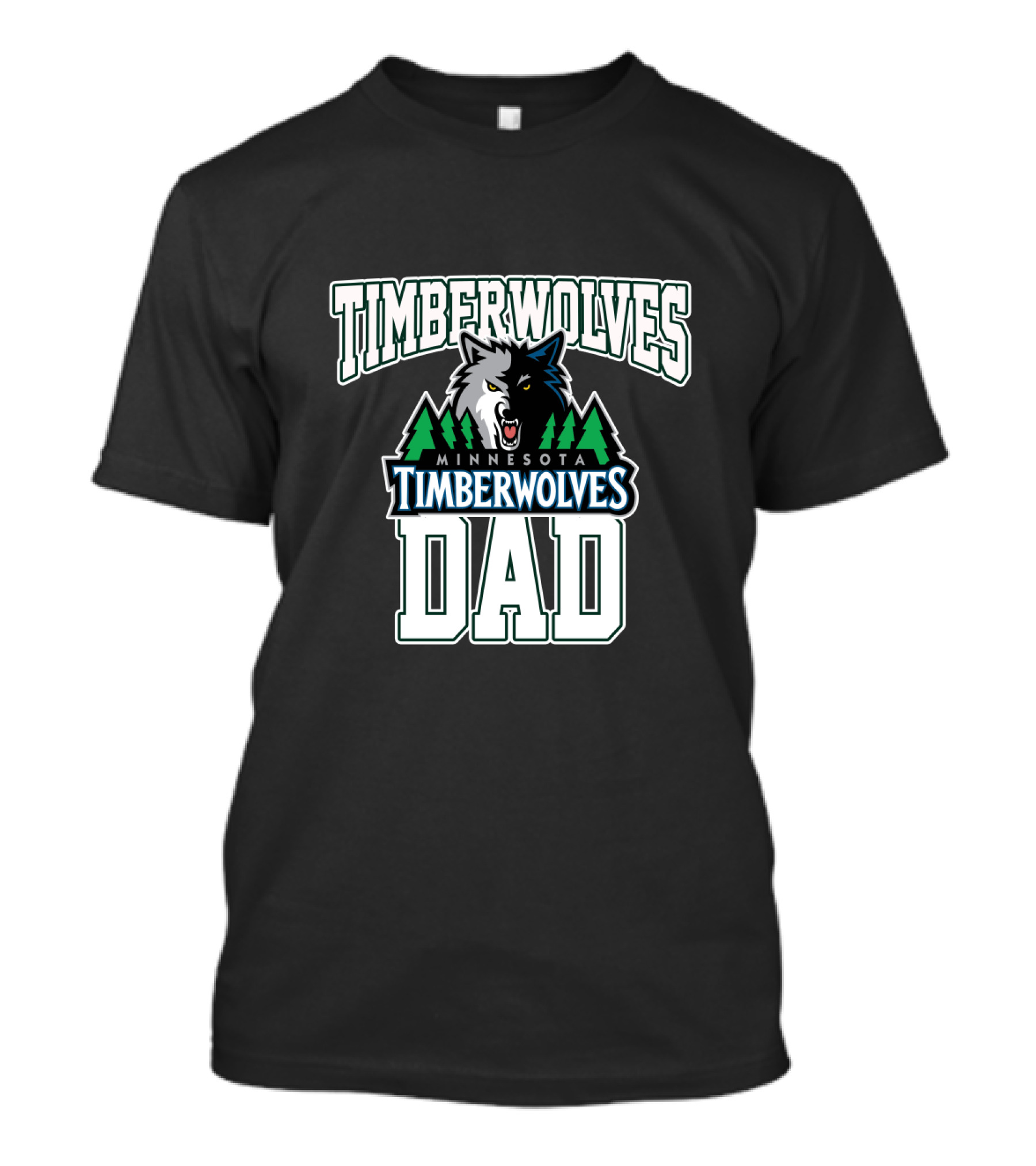 Minnesota Timberwolves Dad Father's Day Gift T-Shirt