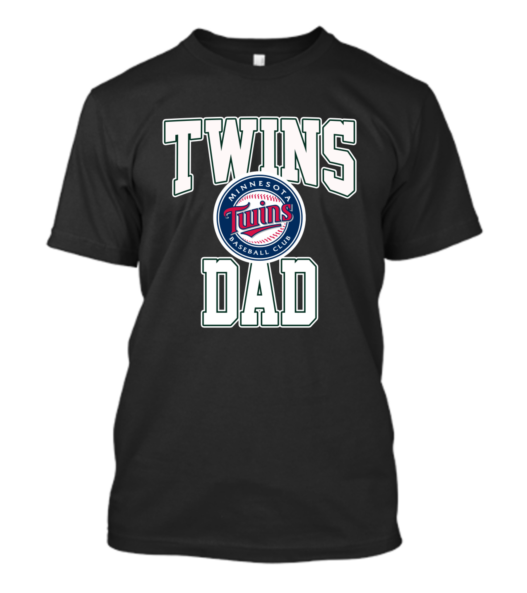 Minnesota Twins Baseball Club Twins Dad T-Shirt