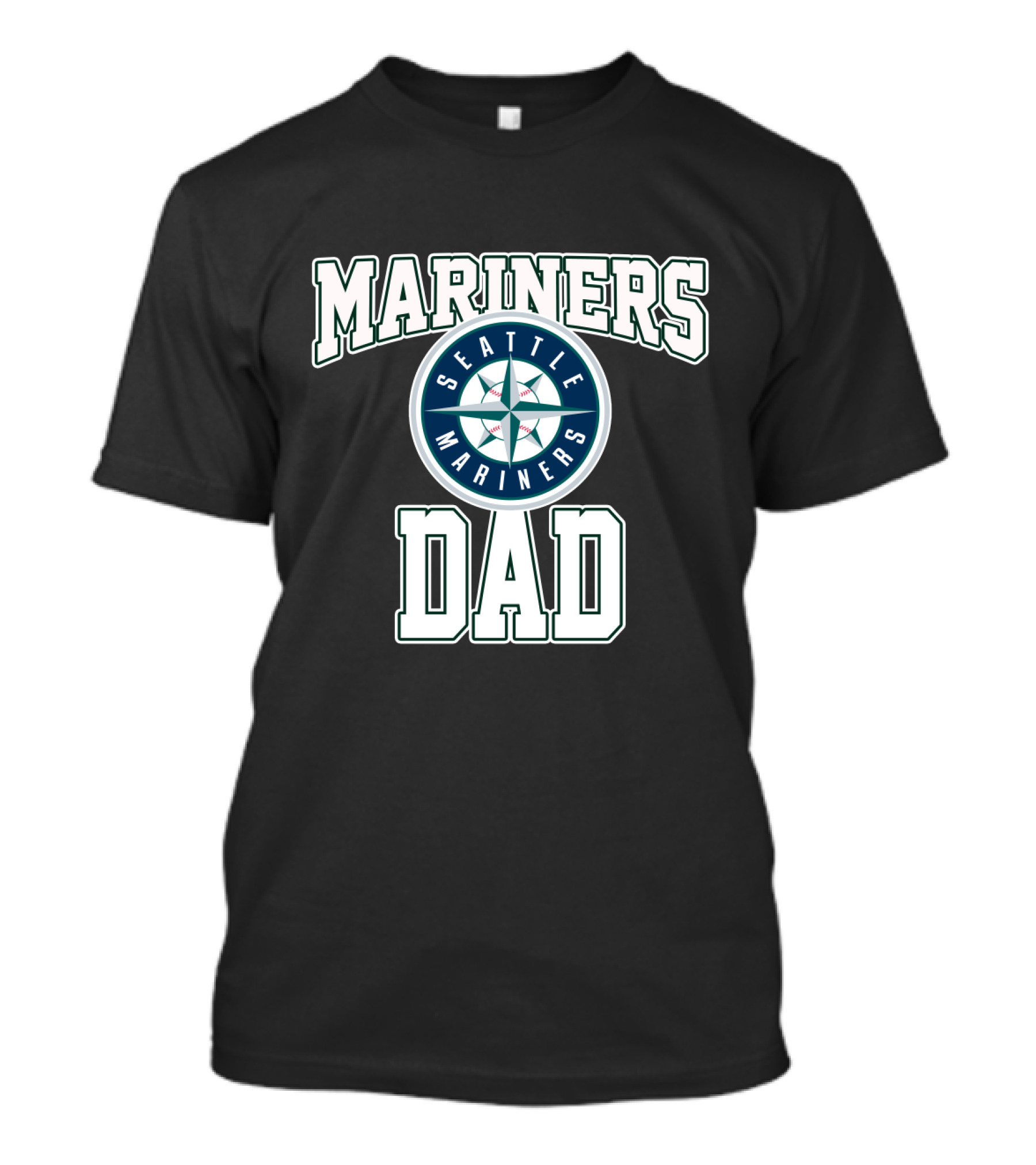 Seattle Mariners Dad Mariners Baseball Fan Gear T-Shirt