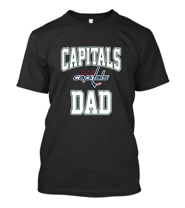Washington Capitals Dad Proud Supporter Fan Gear T-Shirt