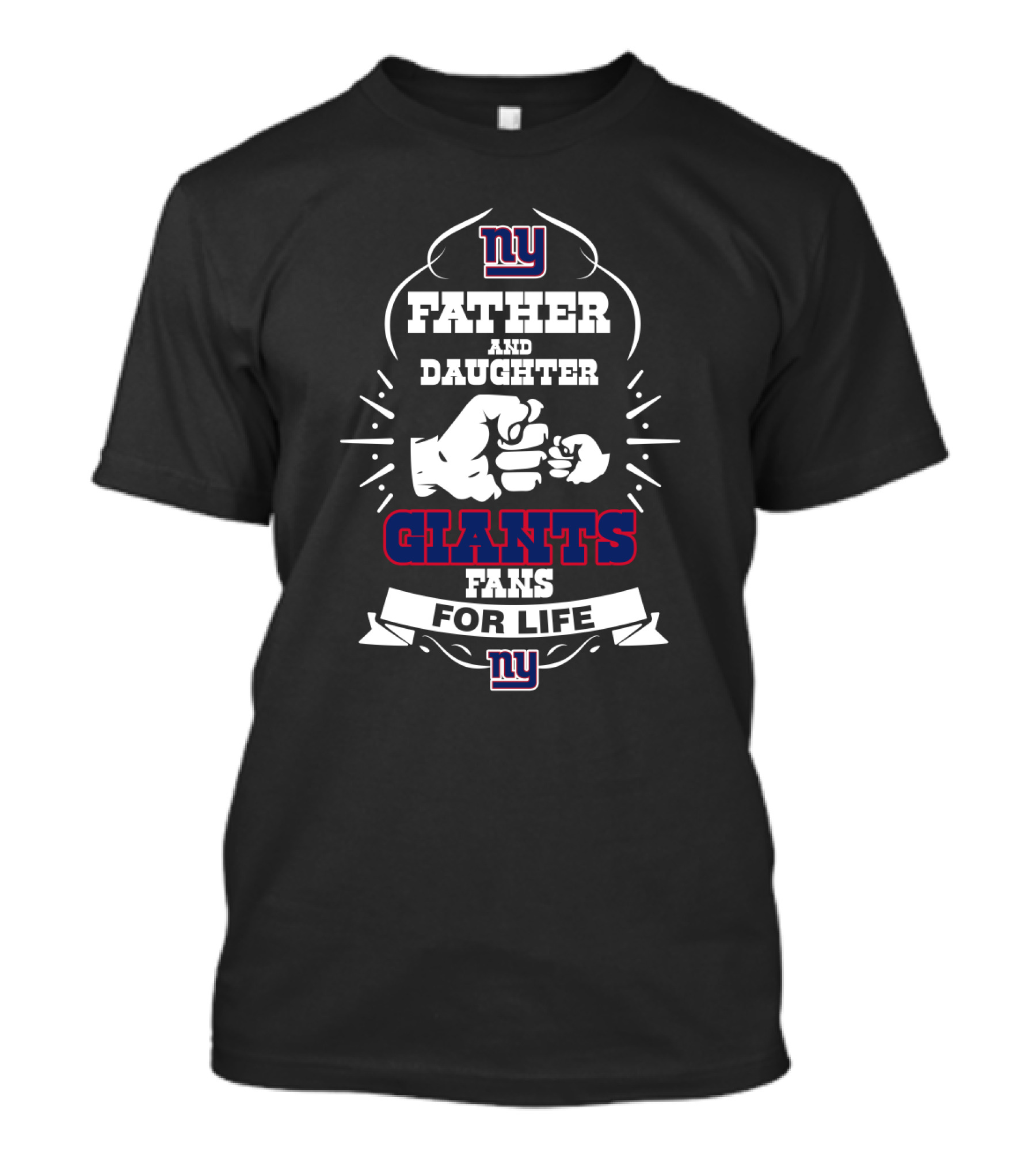 Father And Daughter Giants Fans For Life Ny T-Shirt