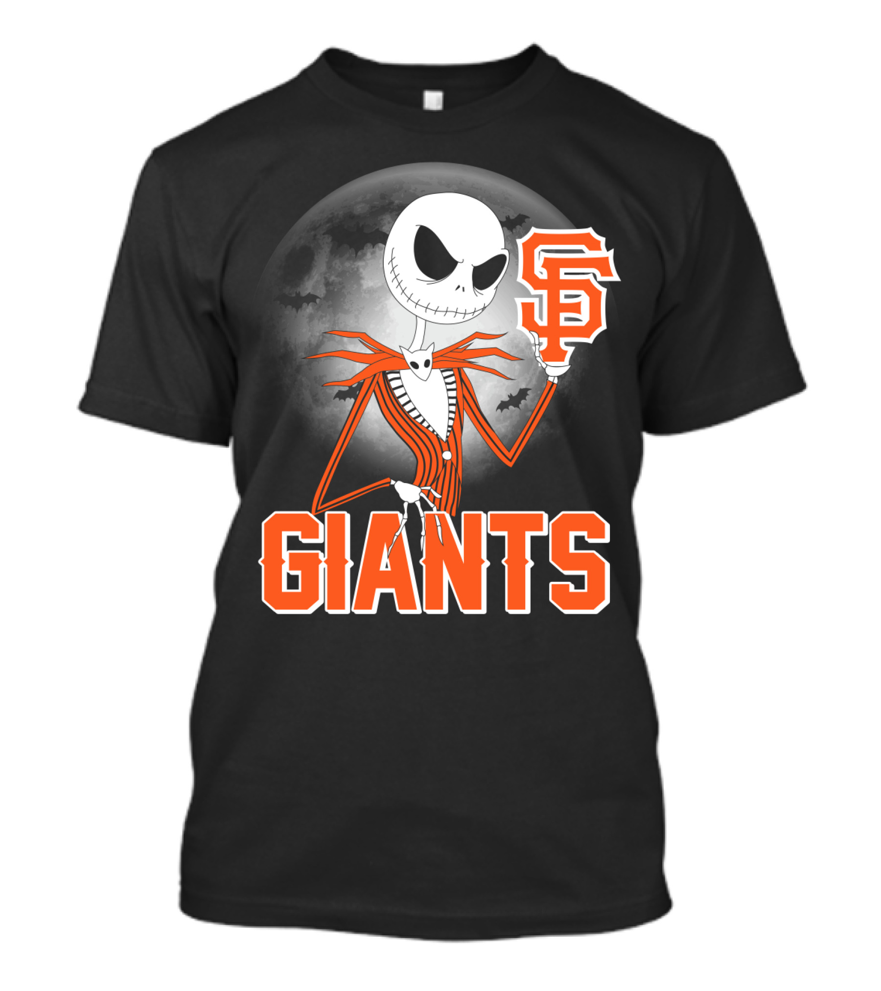 Jack Skellington San Francisco Giants Halloween T-Shirt