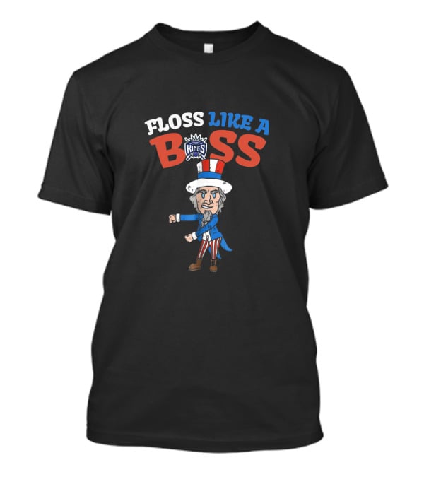 Floss Like A Boss Sacramento Kings Uncle Sam Dance 4Th Of July T-Shirt