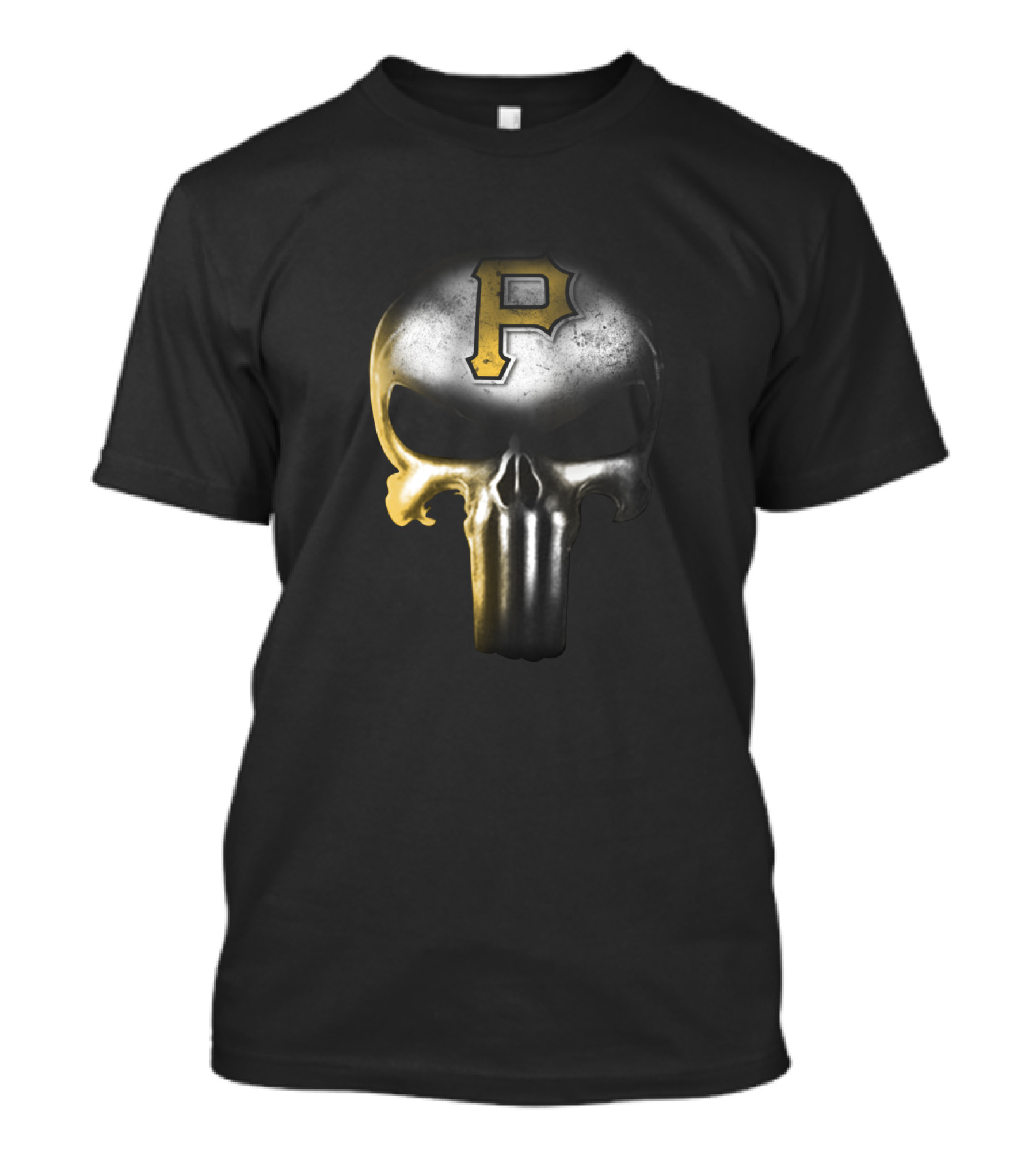 Pittsburgh Pirates Punisher Skull Fan T-Shirt