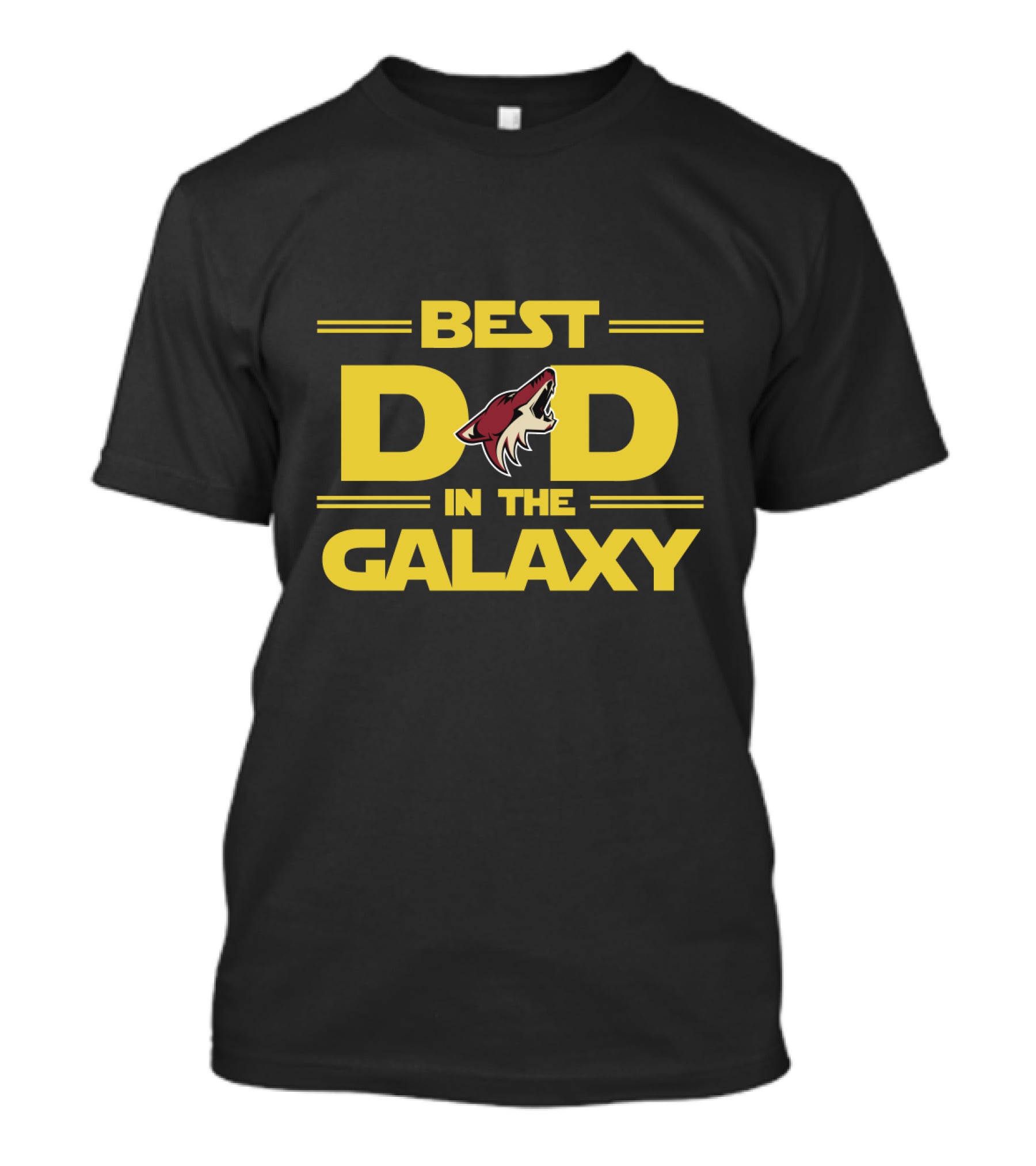 Best Dad In The Galaxy Arizona Coyotes T-Shirt