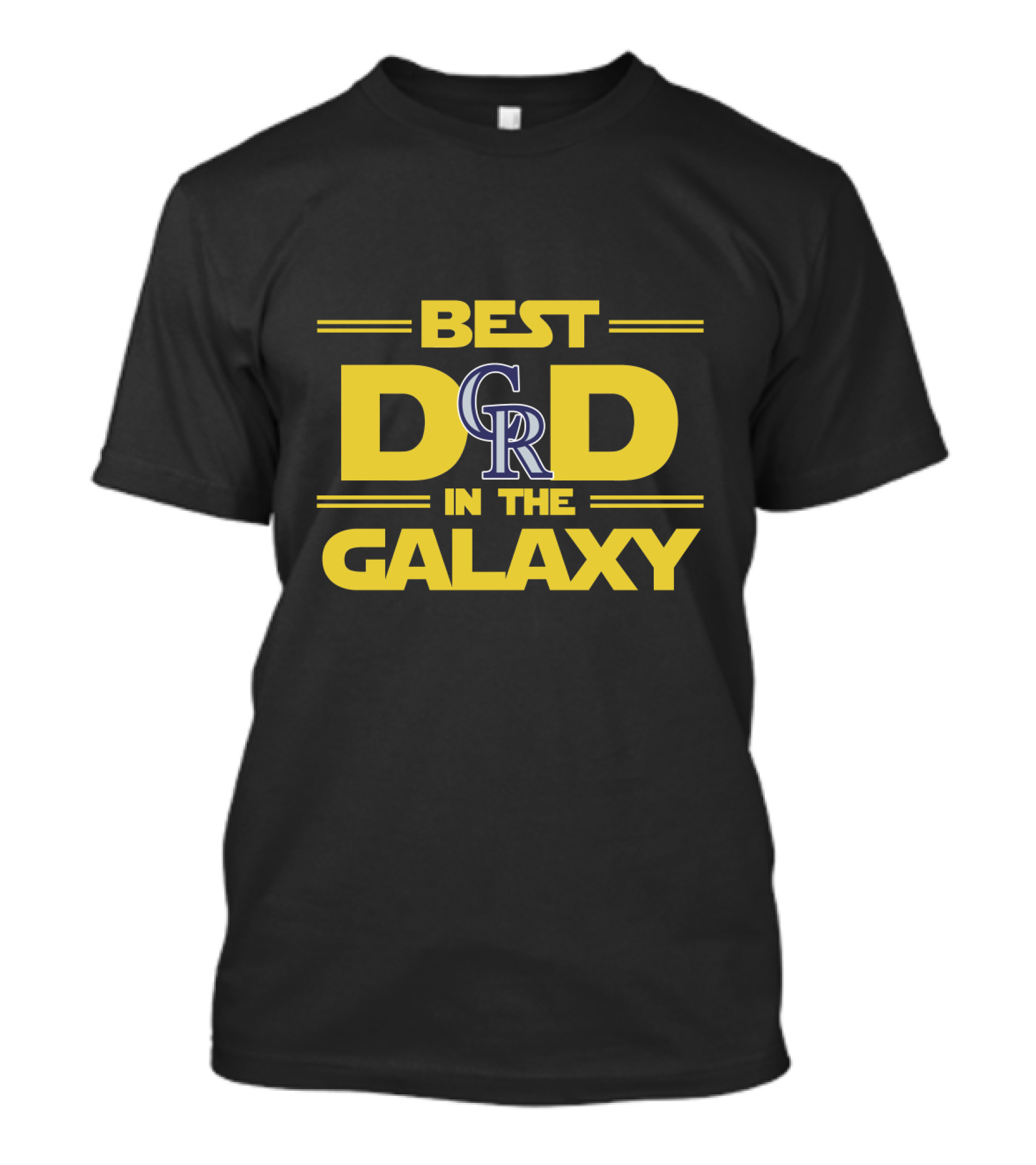 Best Colorado Rockies Dad In The Galaxy T-Shirt