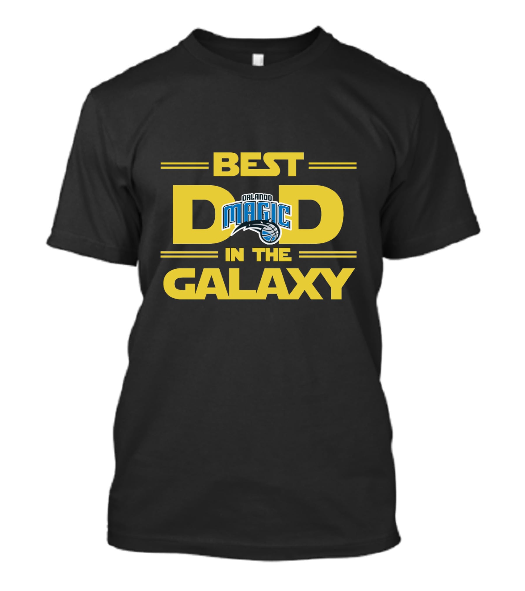 Best Orlando Magic Dad In The Galaxy Basketball Fan Star Homage T-Shirt