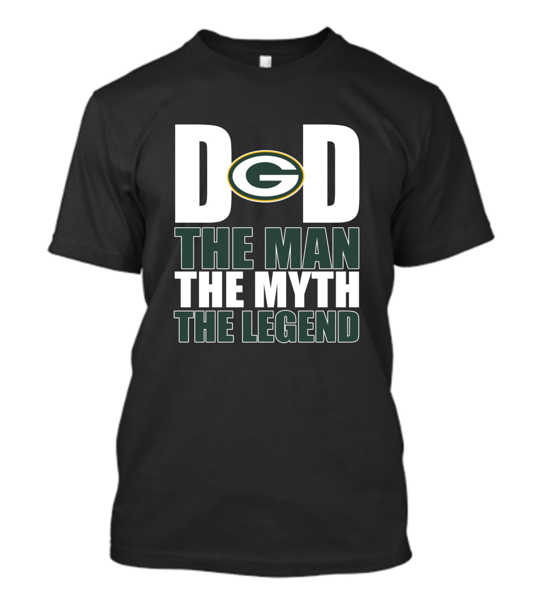 Green Bay Packers Dad G The Man The Myth The Legend T-Shirt