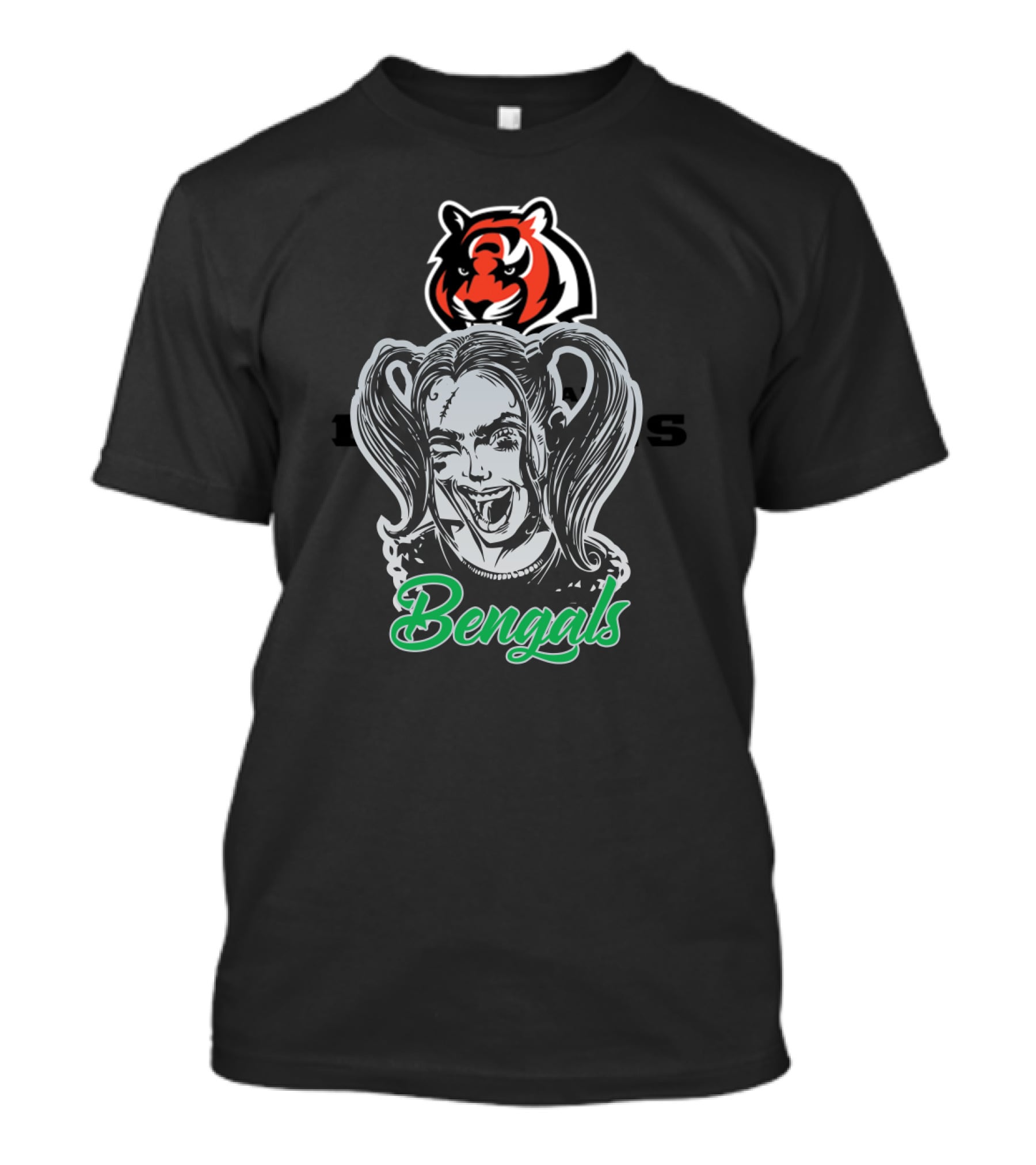 Harley Quinn Bengals Cincinnati Bengals Tiger T-Shirt