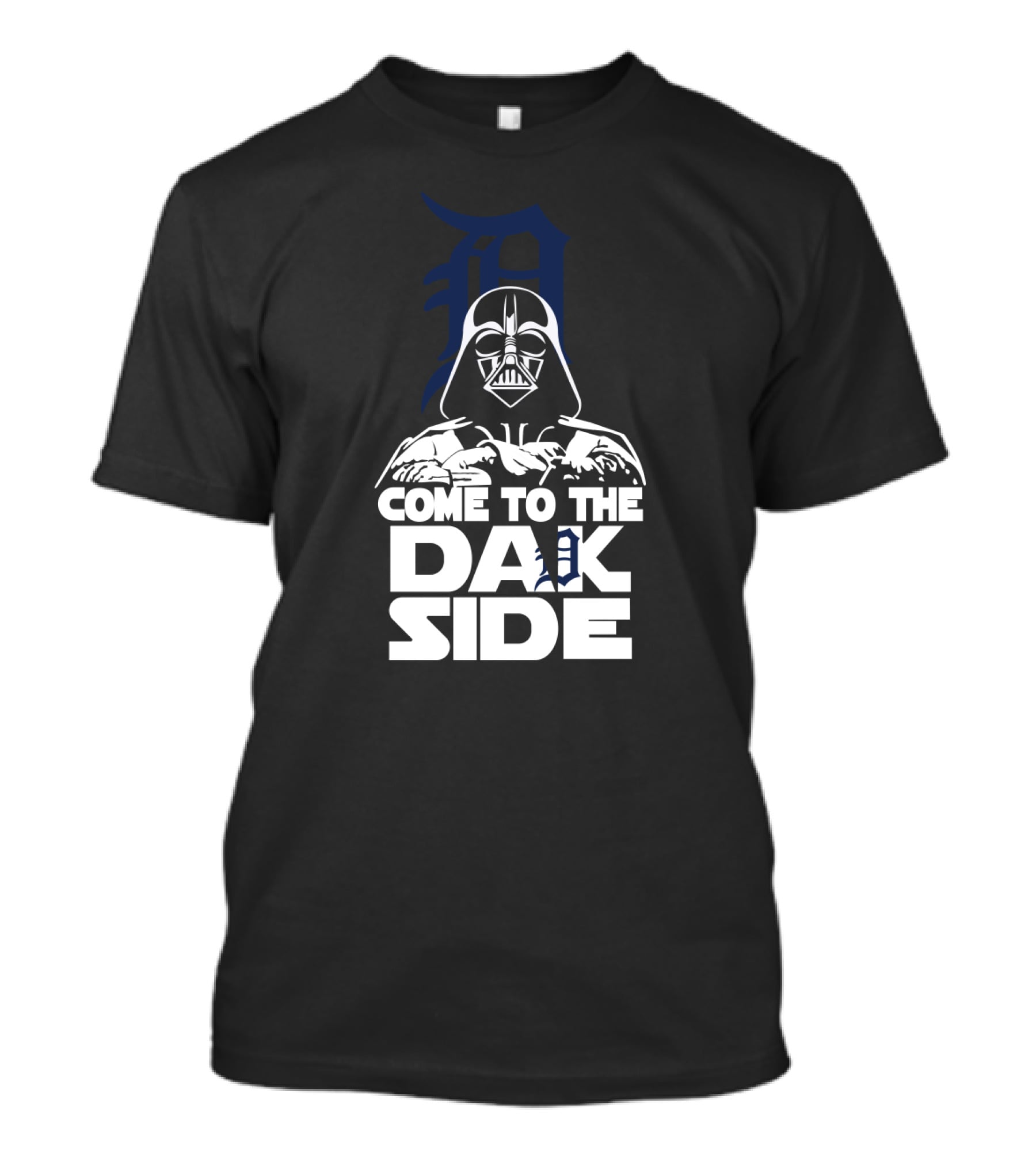 Come To The Dark Side Darth Vader Detroit Tigers Fans T-Shirt