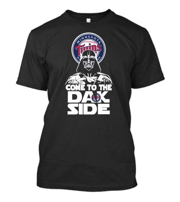 Minnesota Twins Come To The Dark Side Darth Vader Fans T-Shirt