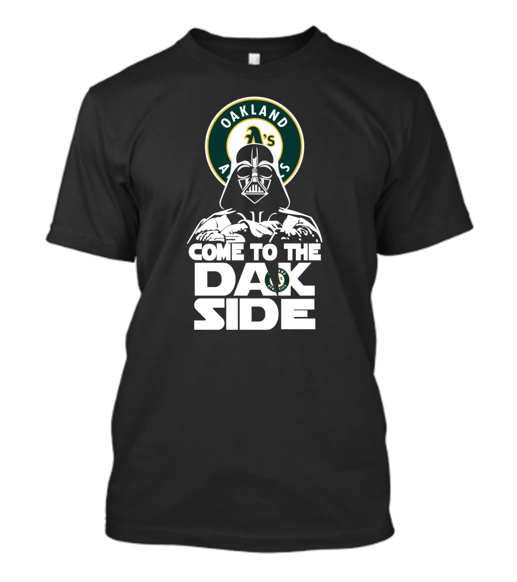 Oakland Athletics Darth Vader Come To The Dark Side T-Shirt
