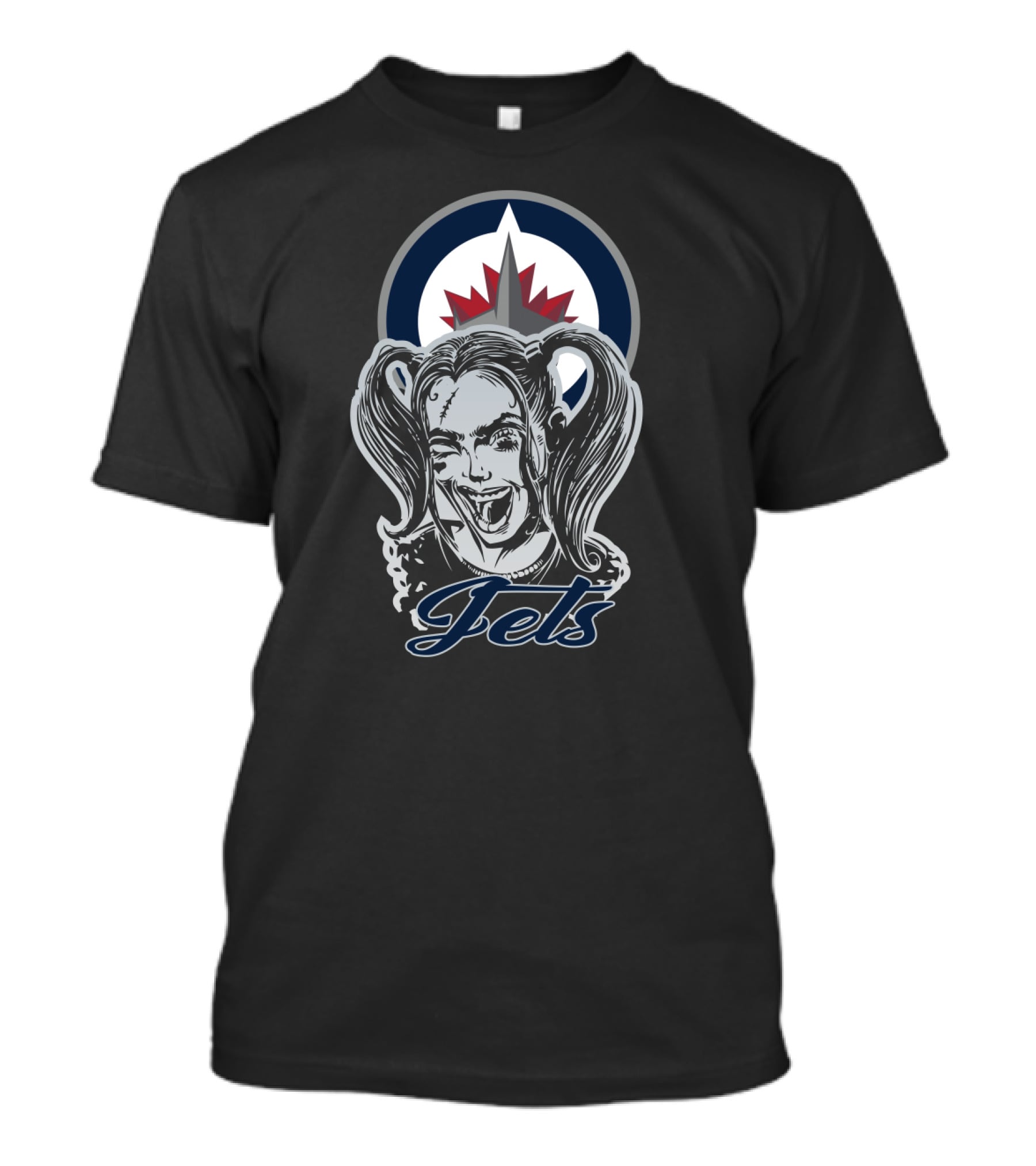 Harley Quinn Fans Of Winnipeg Jets T-Shirt