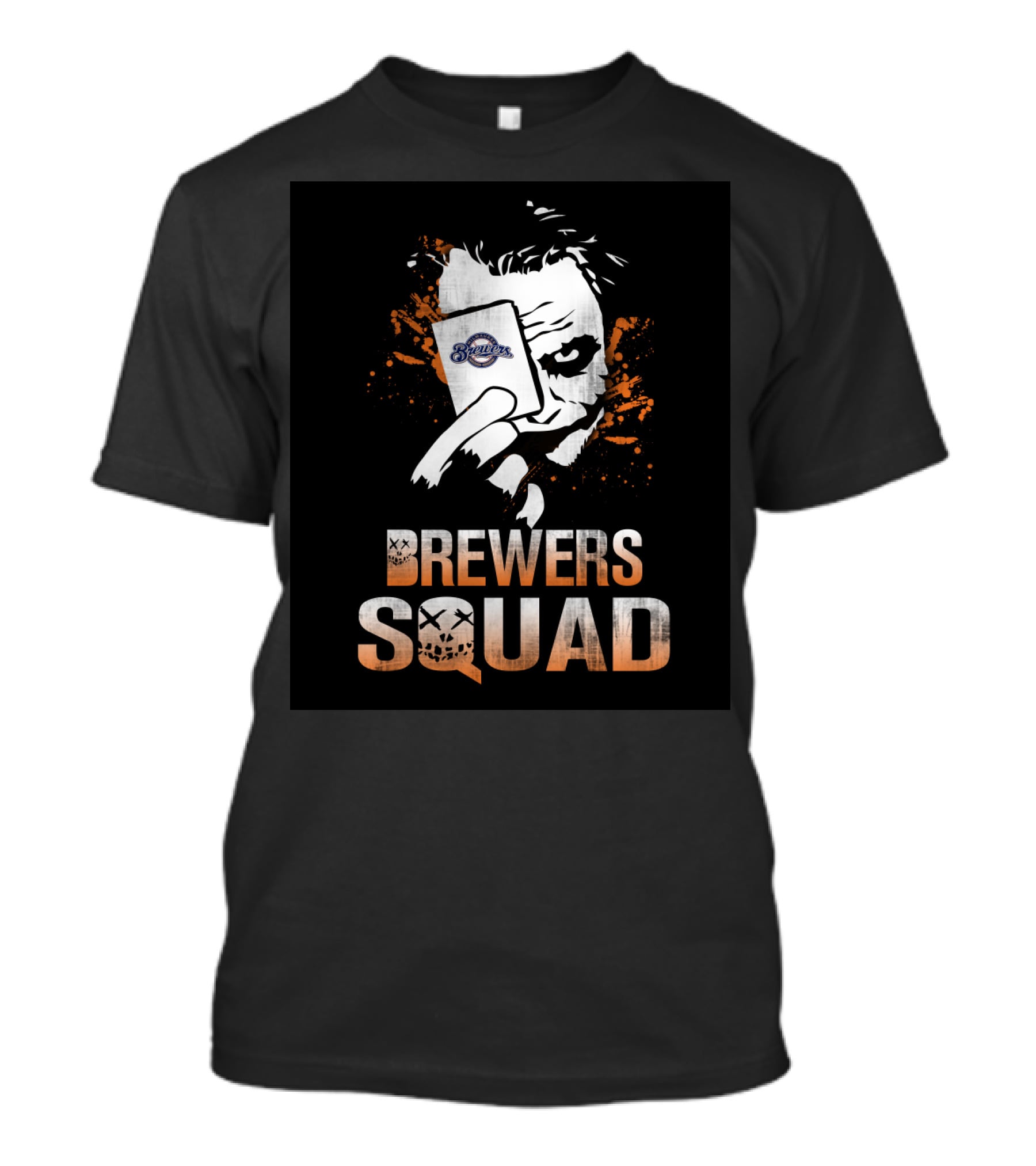 Brewers Squad Joker Card Milwaukee Fans T-Shirt