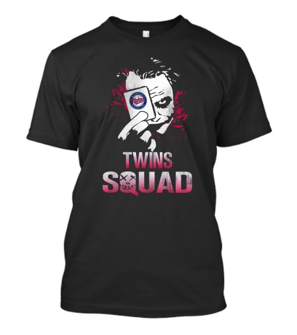 Twins Squad Joker Minnesota Twins Logo Card T-Shirt