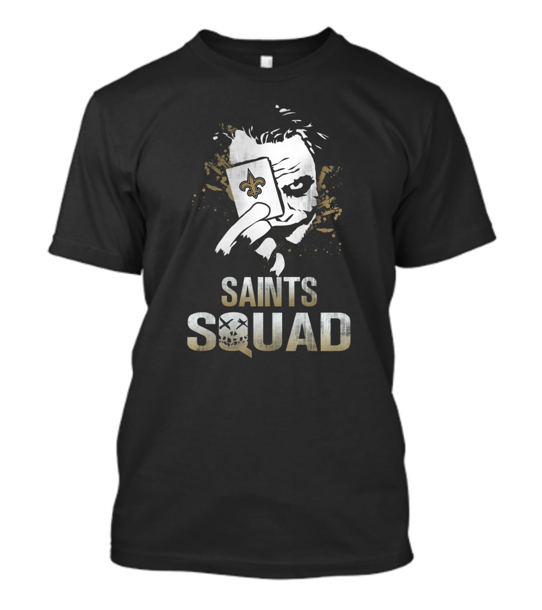 Saints Squad Joker Card New Orleans Fans T-Shirt