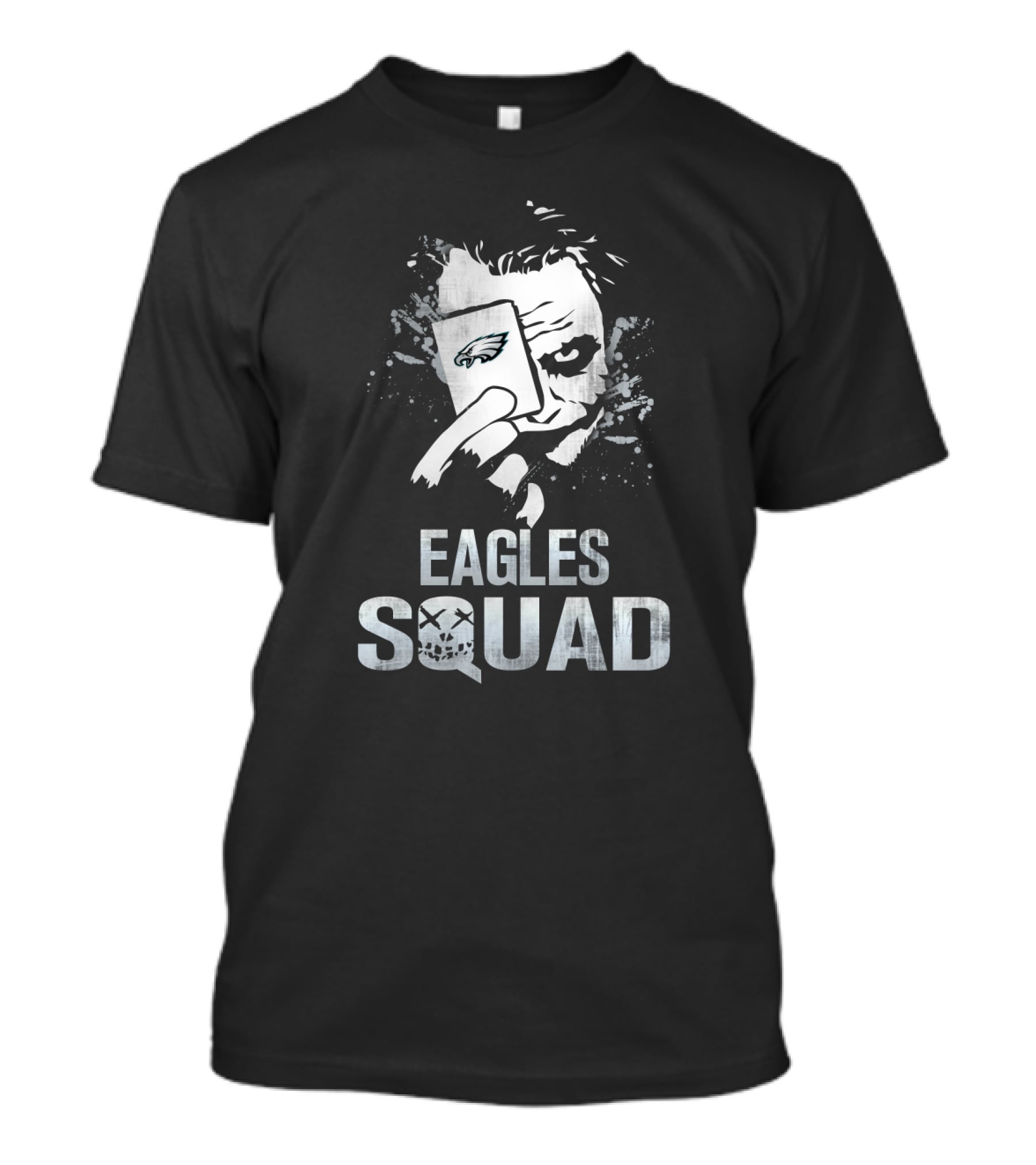 Joker Card And Philadelphia Eagles Squad T-Shirt