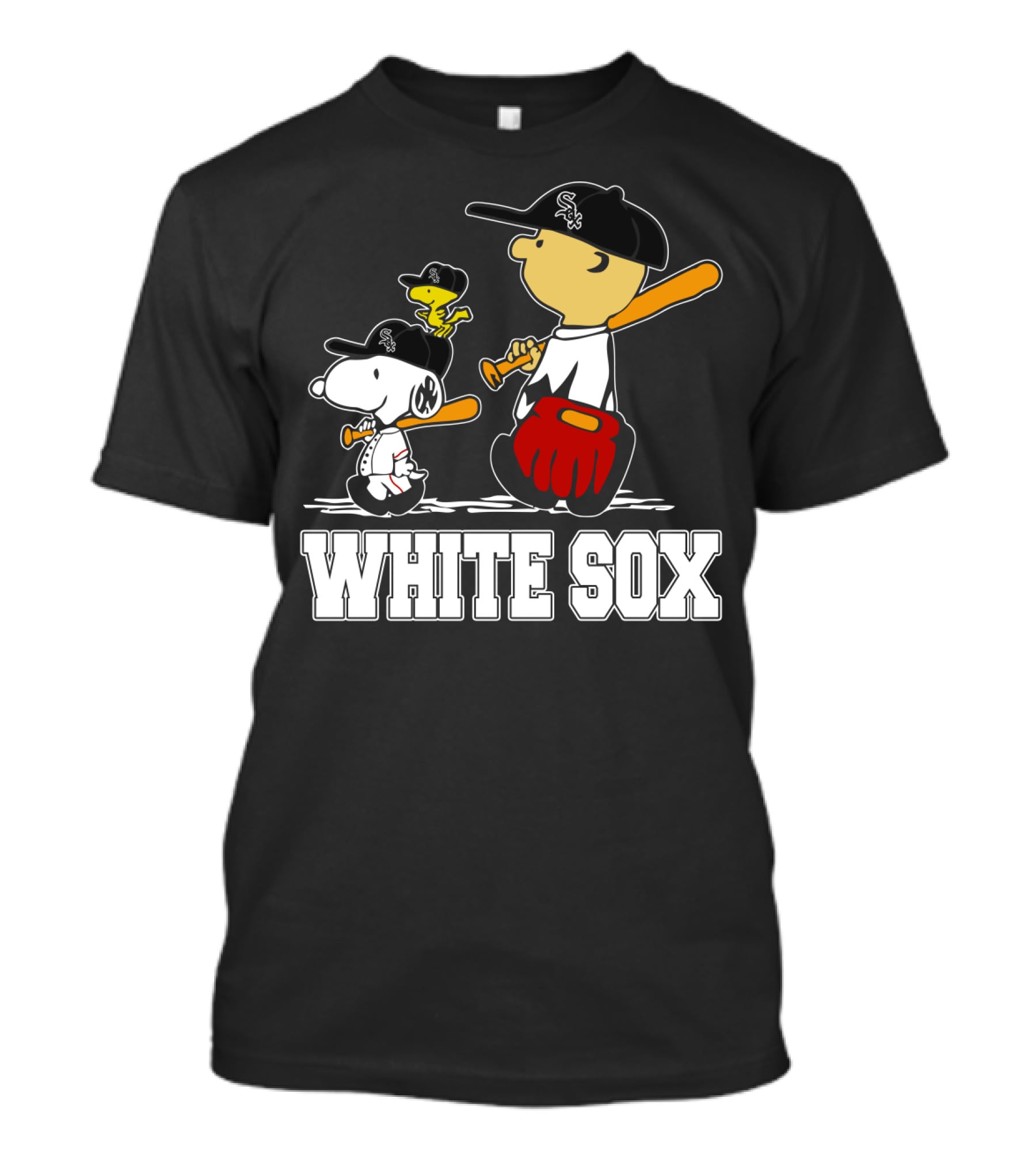 Snoopy Woodstock White Sox Fans T-Shirt