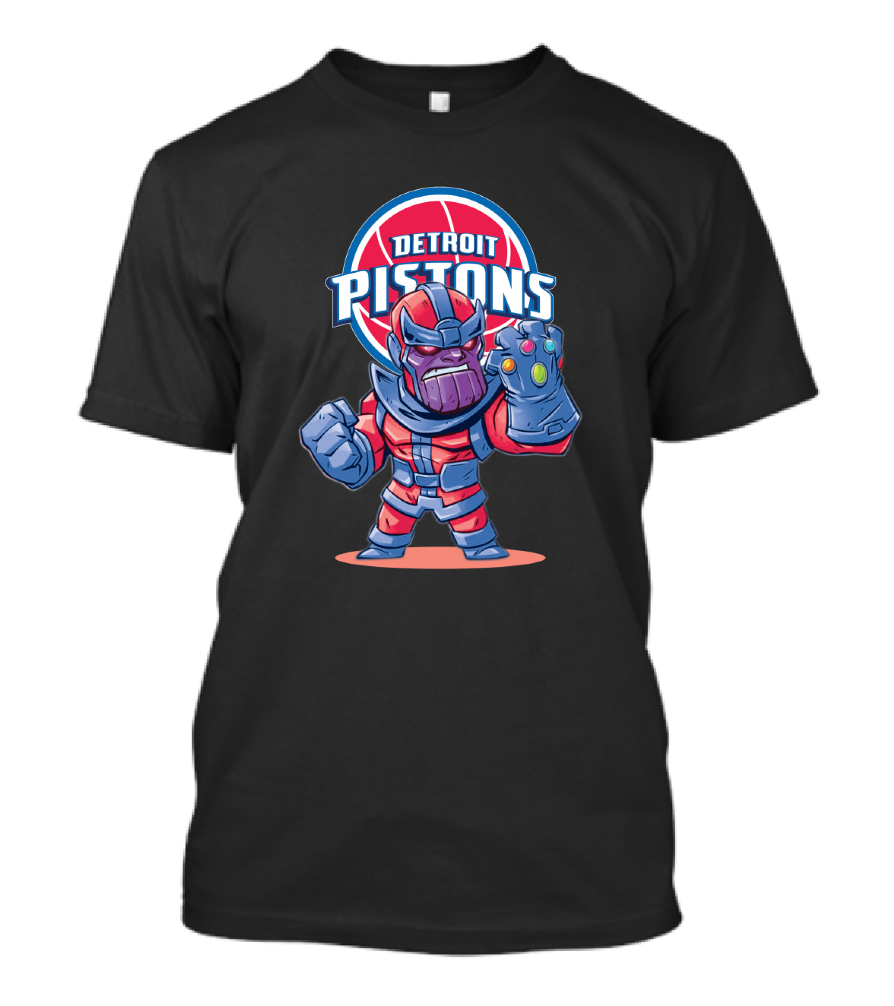 Thanos Pistons Nba Fans Mashup T-Shirt