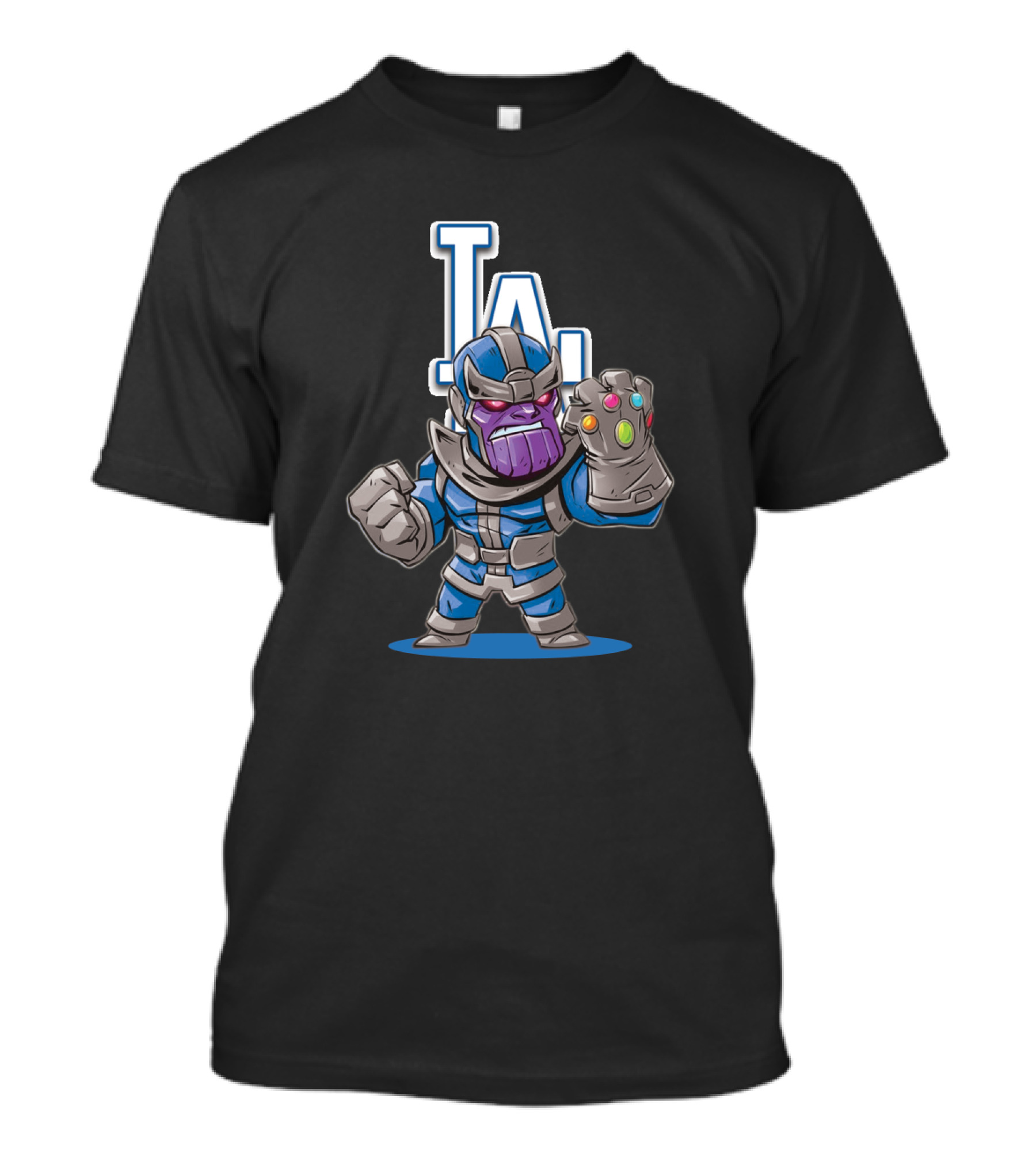 Thanos Infinity Gauntlet Los Angeles Dodgers Fans Avengers Mashup T-Shirt