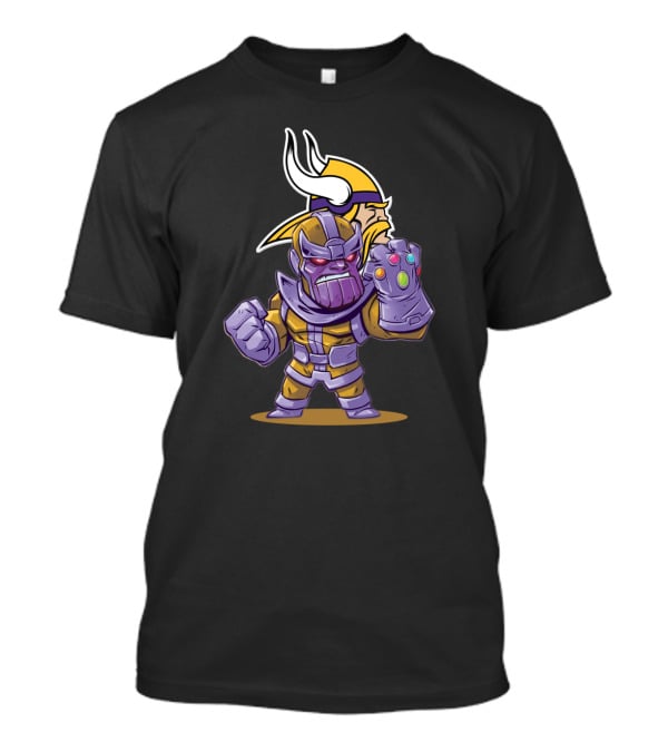 Thanos Minnesota Vikings Crossover T-Shirt