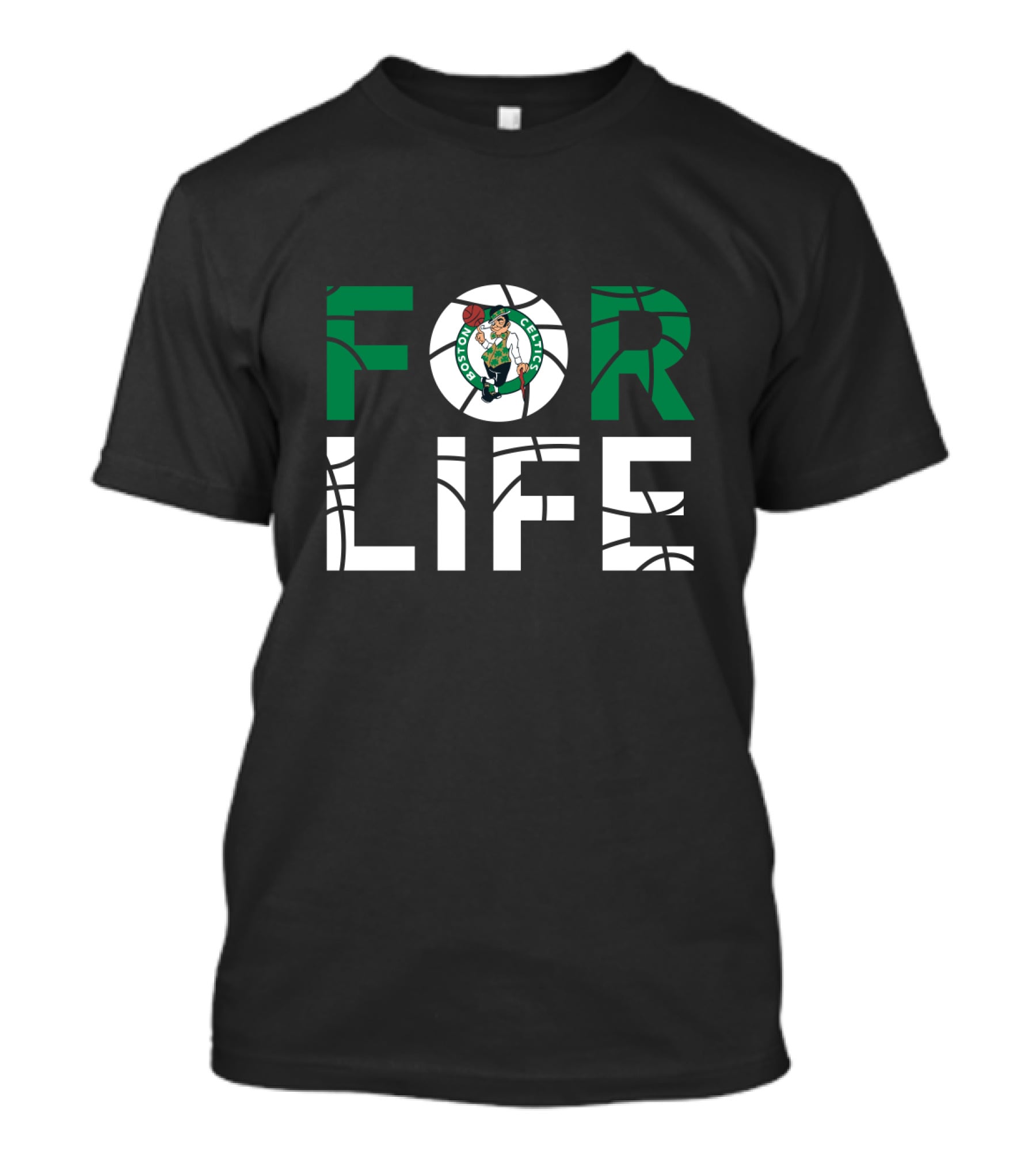 Boston Celtics For Life Basketball Fan Loyalty T-Shirt